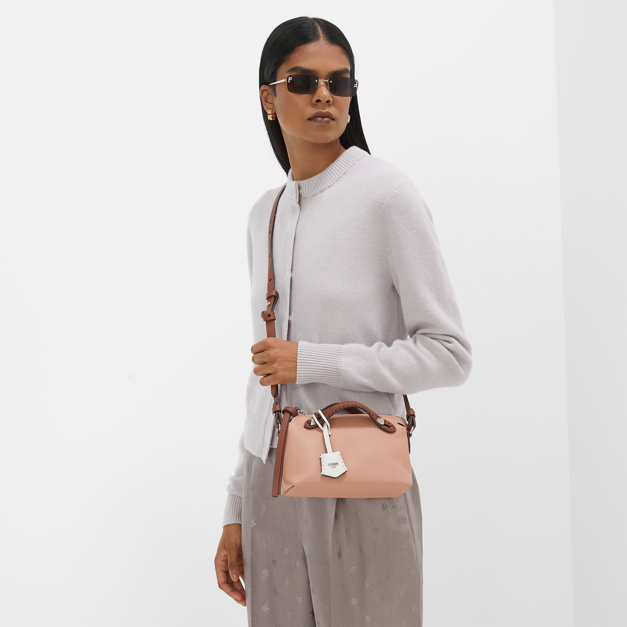 By The Way Selleria Mini Multicolor Selleria mini-bag with 156 hand-sewn topstitches