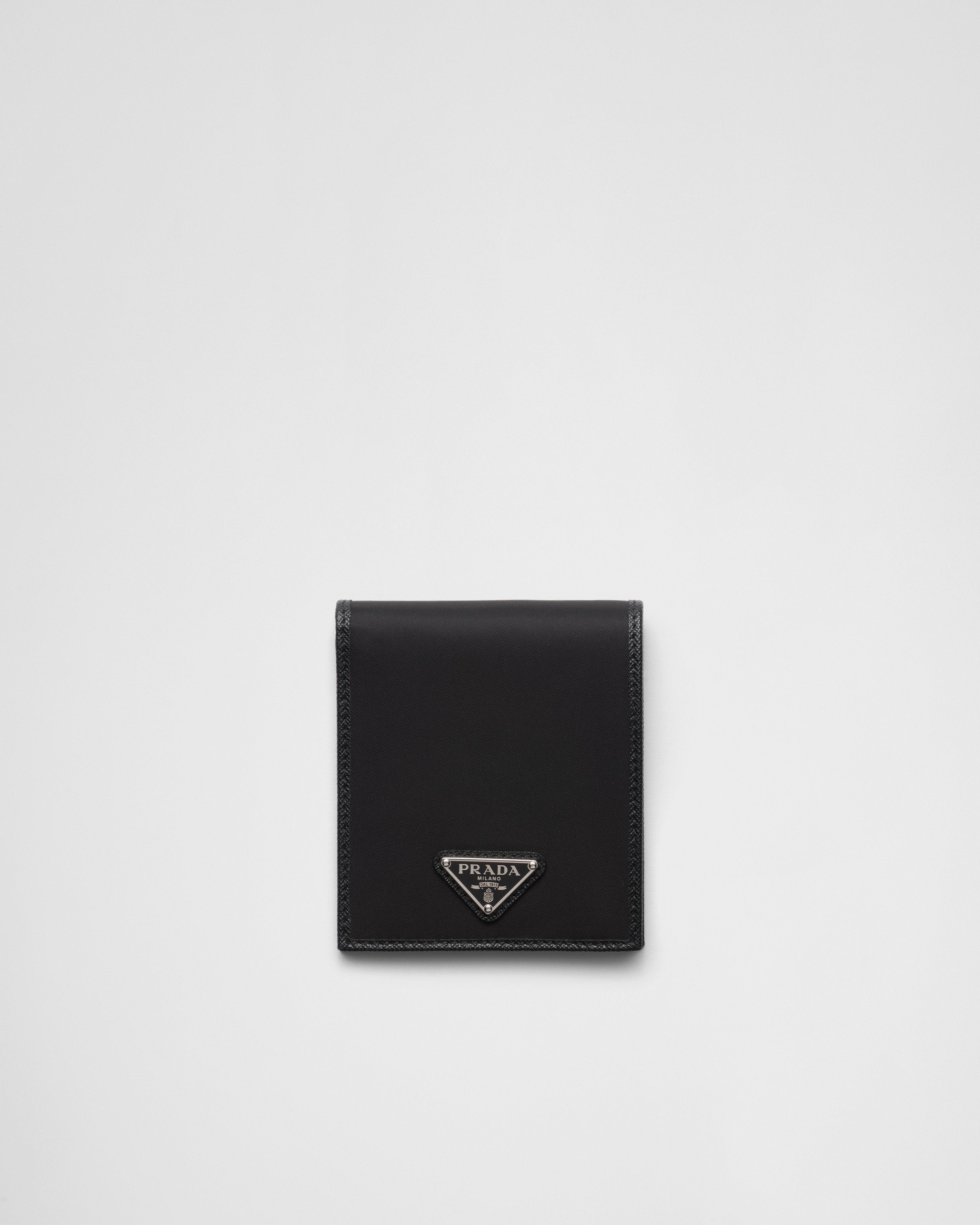 Re-Nylon wallet Black
