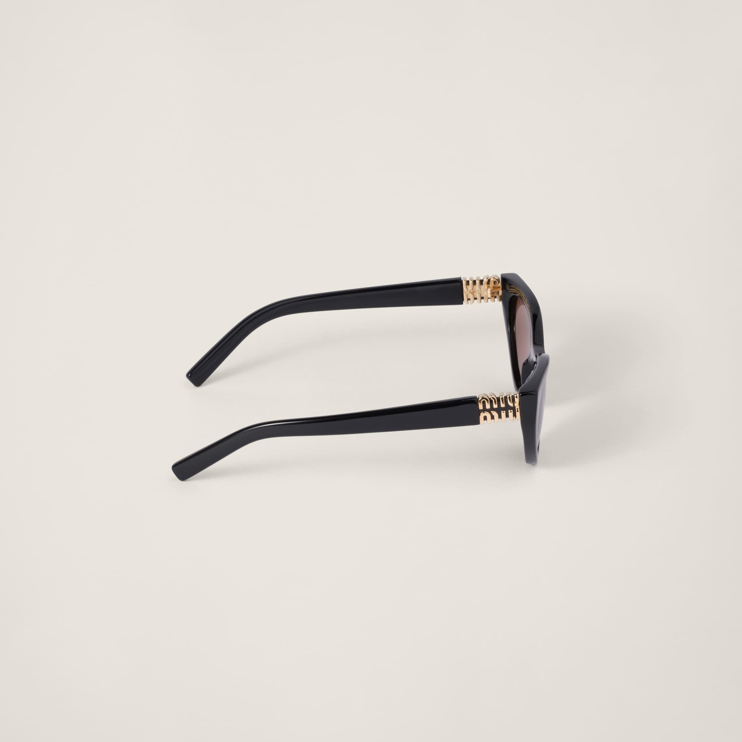 Miu Miu Logo sunglasses Camel Lenses