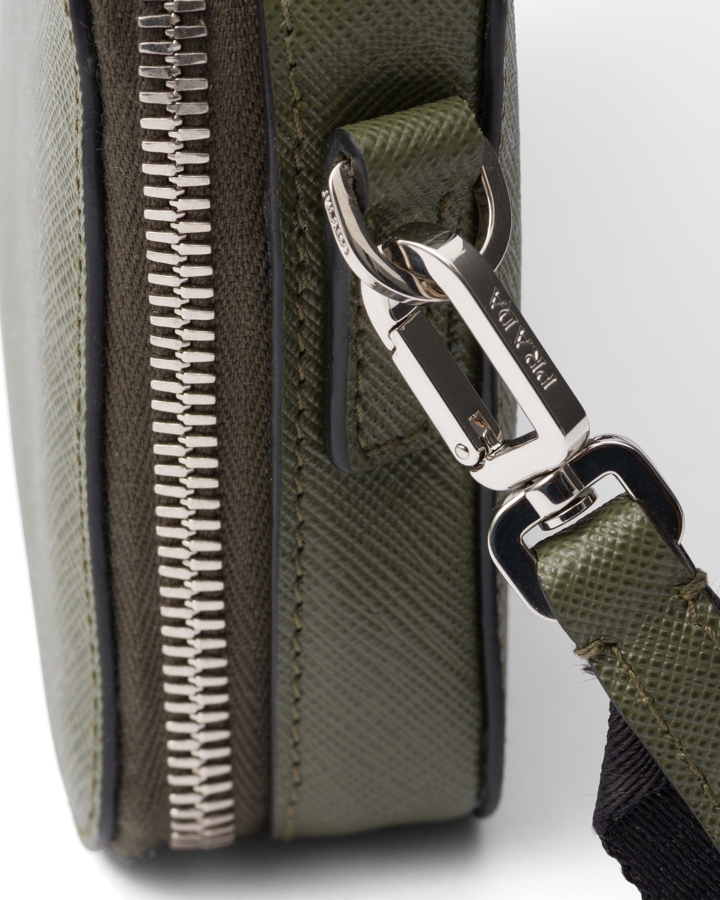 Prada Brique Saffiano leather bag Loden Green
