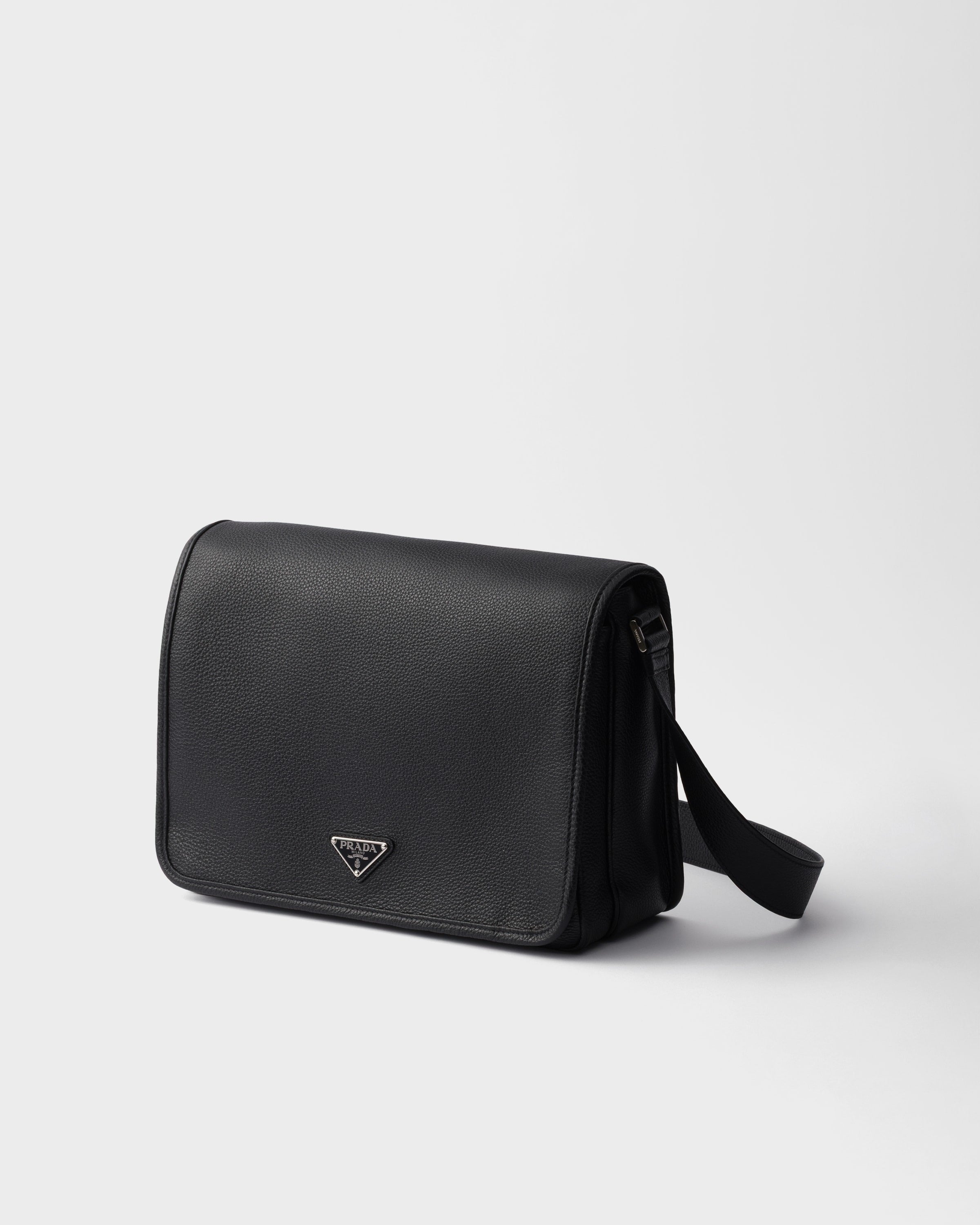 Leather shoulder bag Black