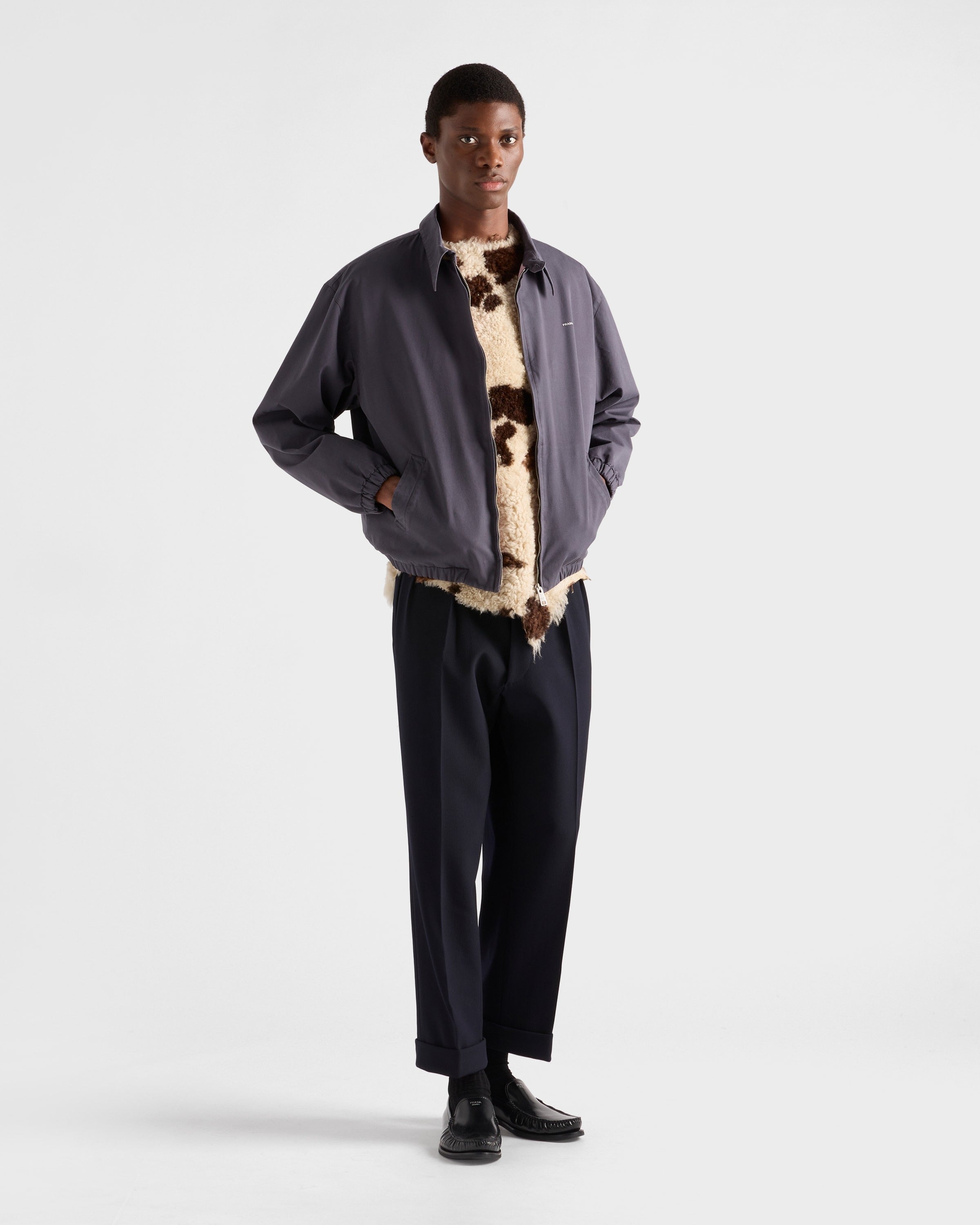 Cotton jacket Smoky Gray/Alabaster Pink