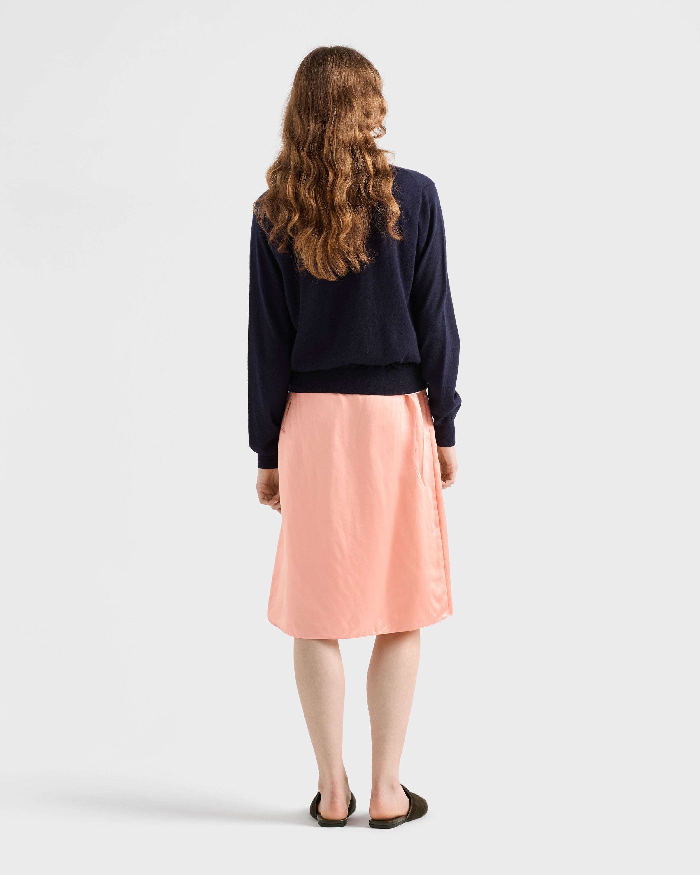 Cashmere crew-neck sweater Navy