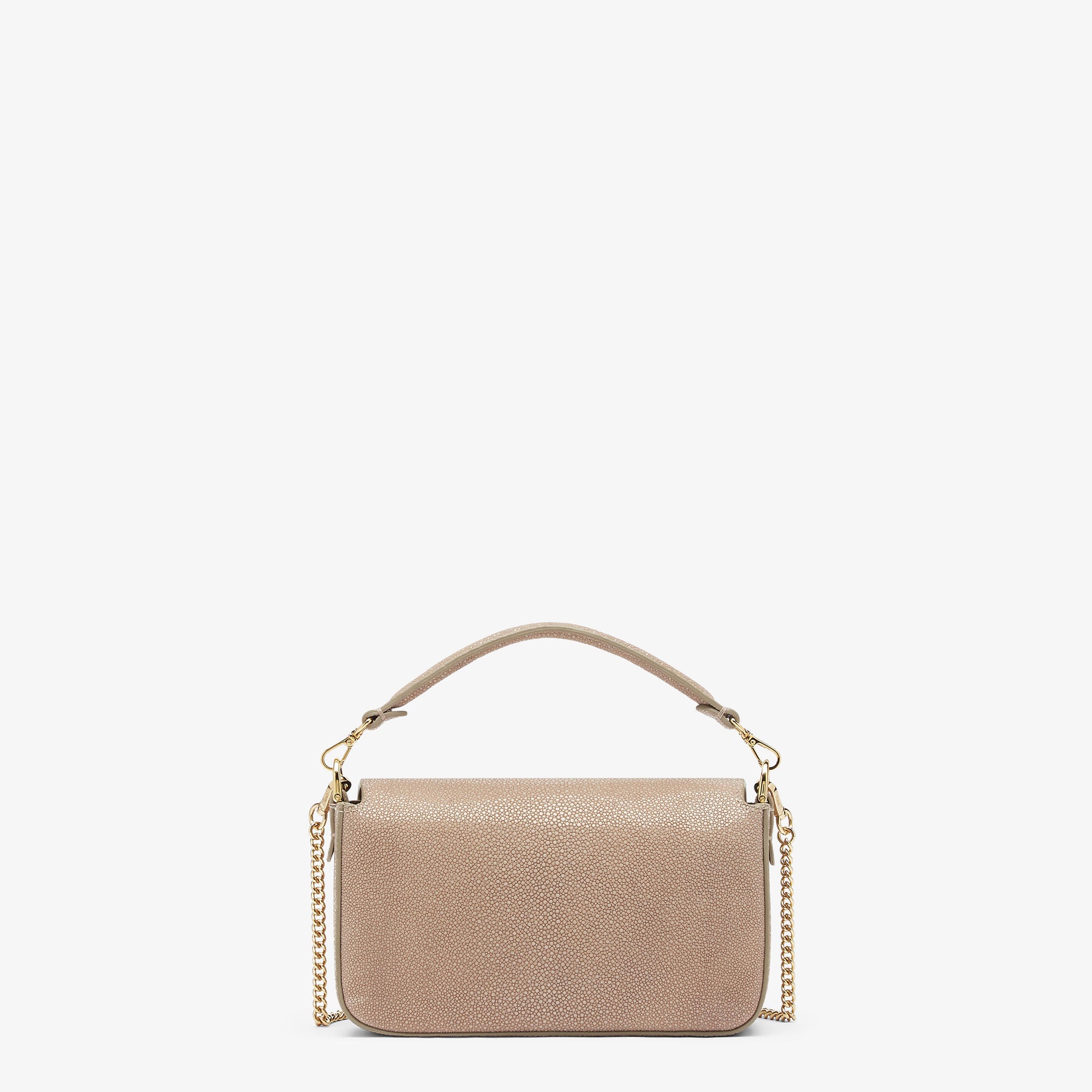 Baguette Mini Dove gray stingray leather