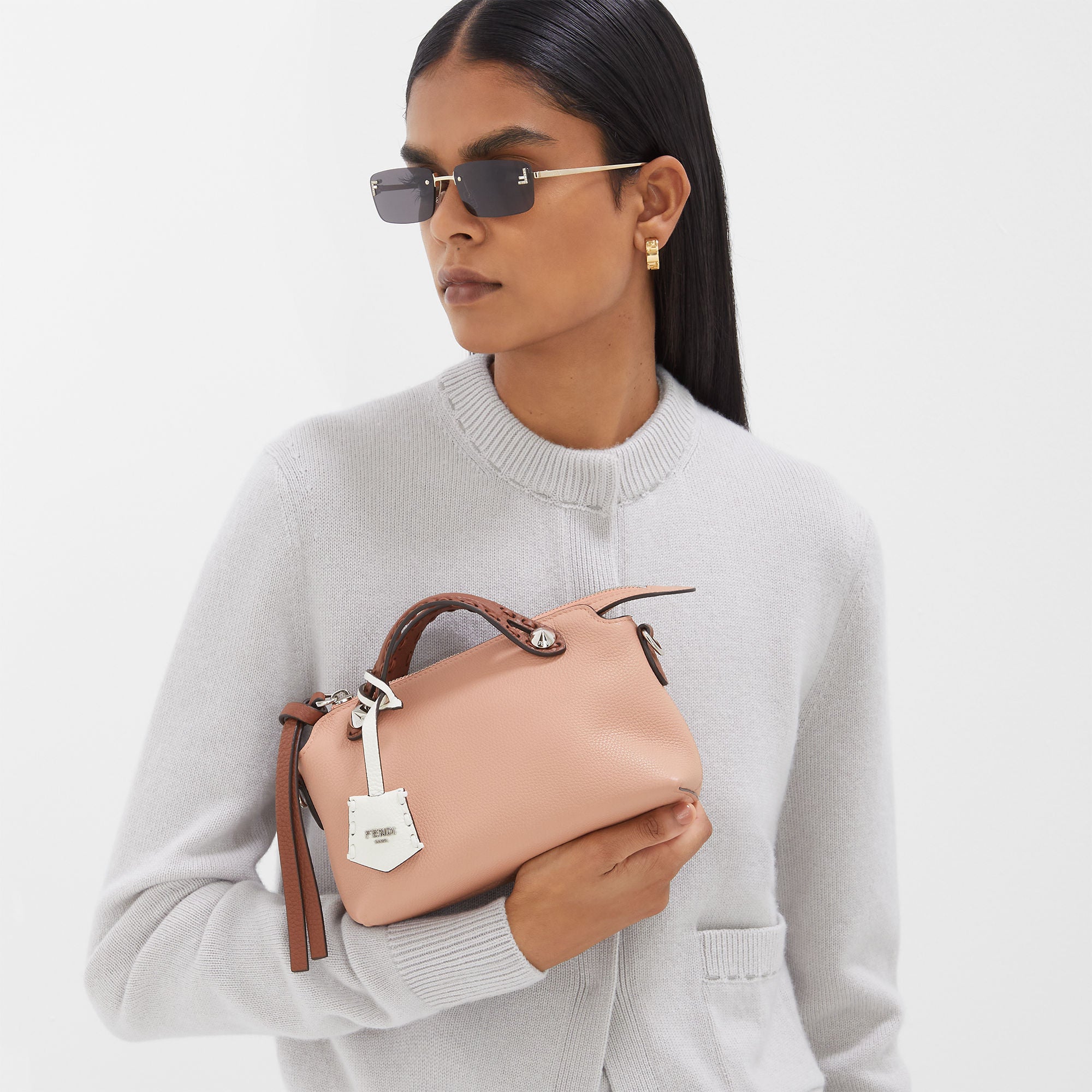 By The Way Selleria Mini Multicolor Selleria mini-bag with 156 hand-sewn topstitches