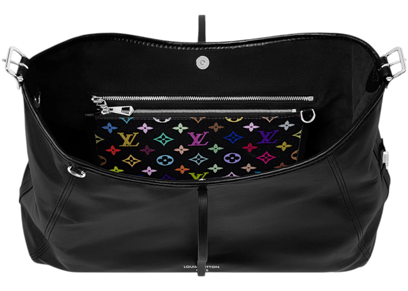 Louis Vuitton x Takashi Murakami CarryAll Vibe MM Black
