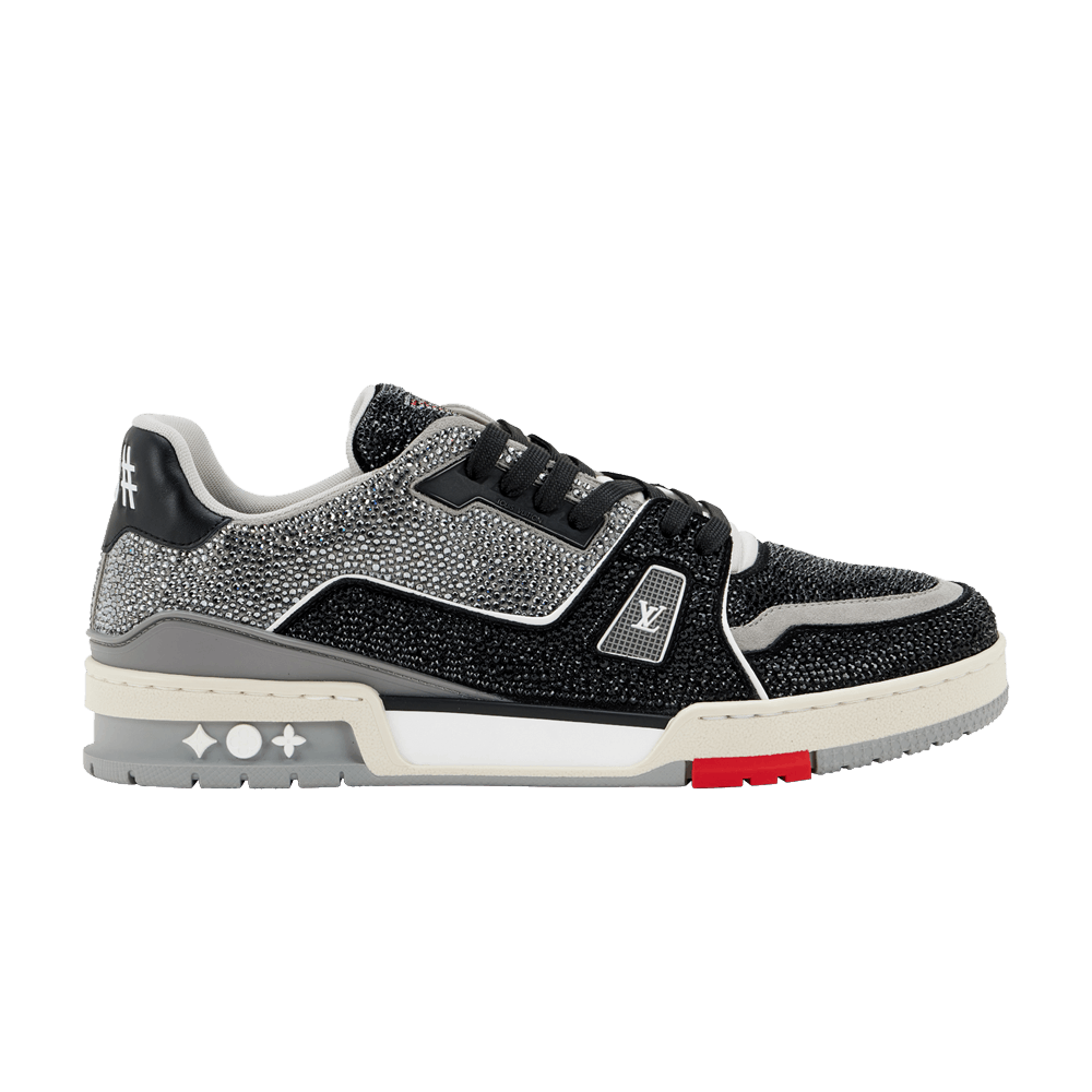 Louis Vuitton Trainer 'Black Grey Rhinestones'