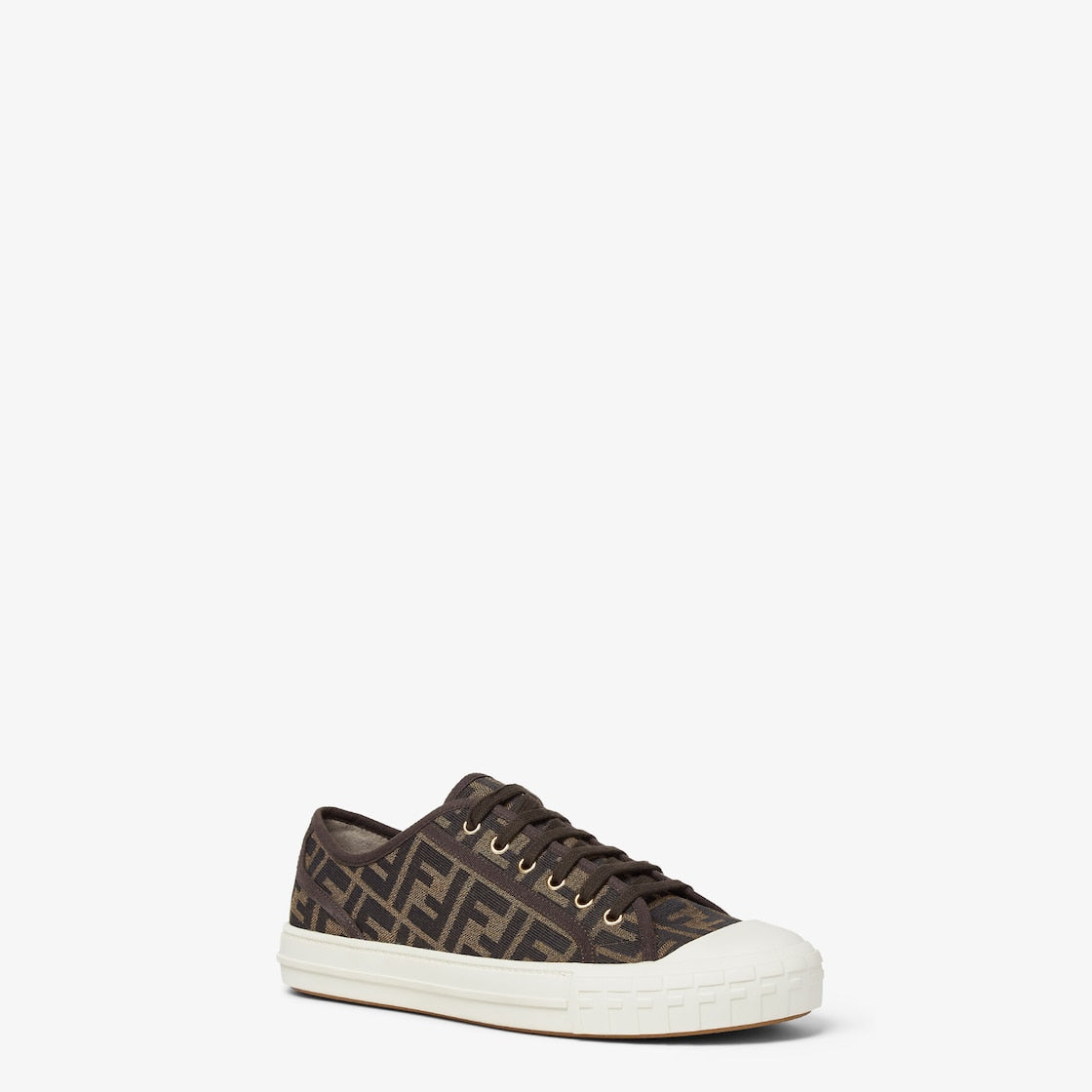 Domino Trainers FF Jacquard Fabric Low-Tops