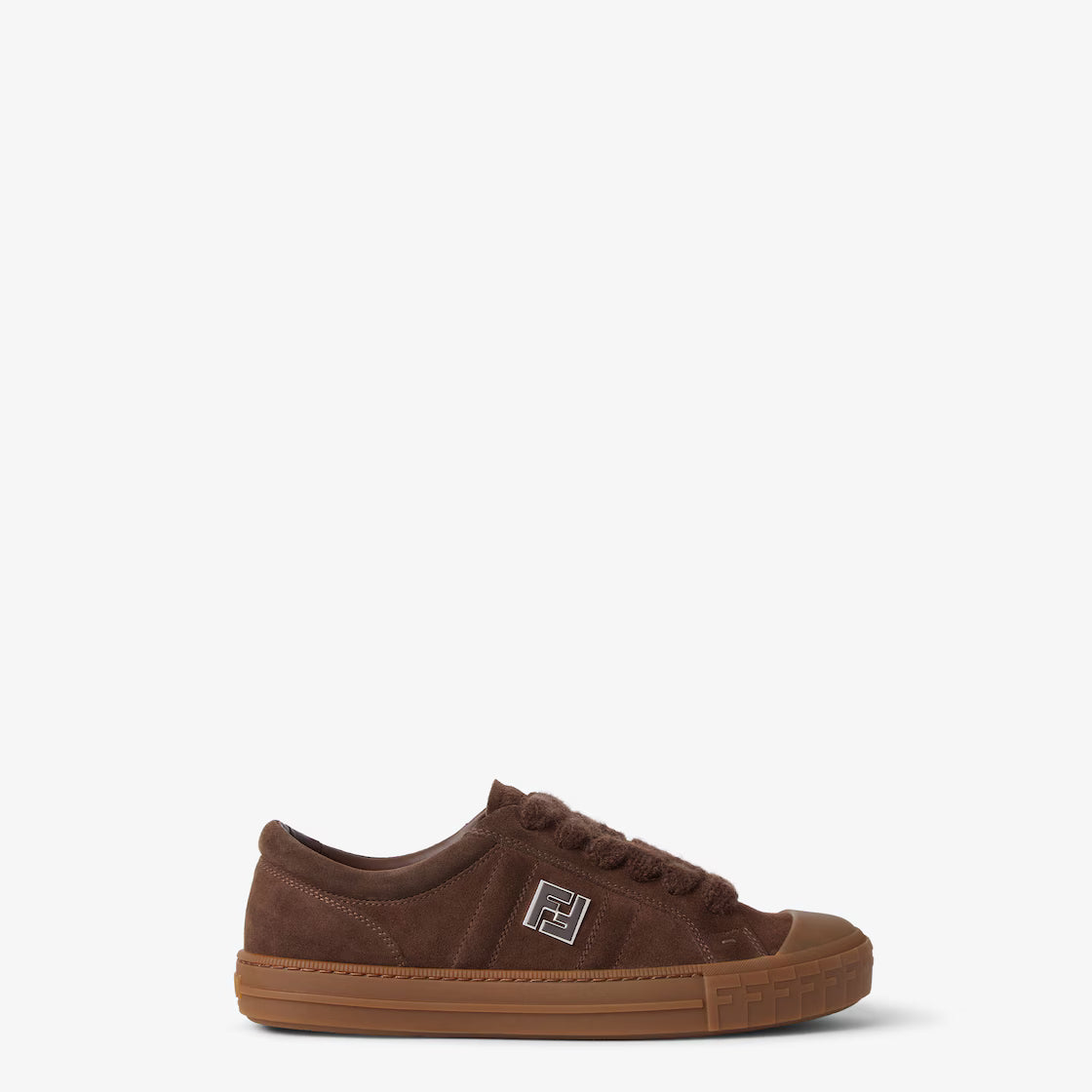 Domino Trainers Brown Suede Low-Tops