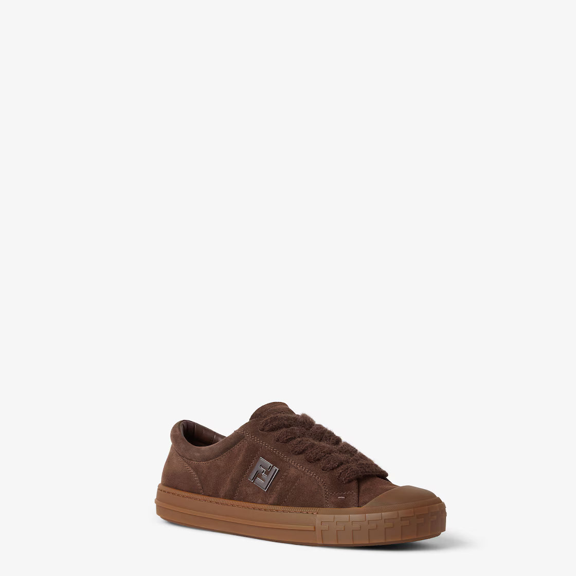 Domino Trainers Brown Suede Low-Tops
