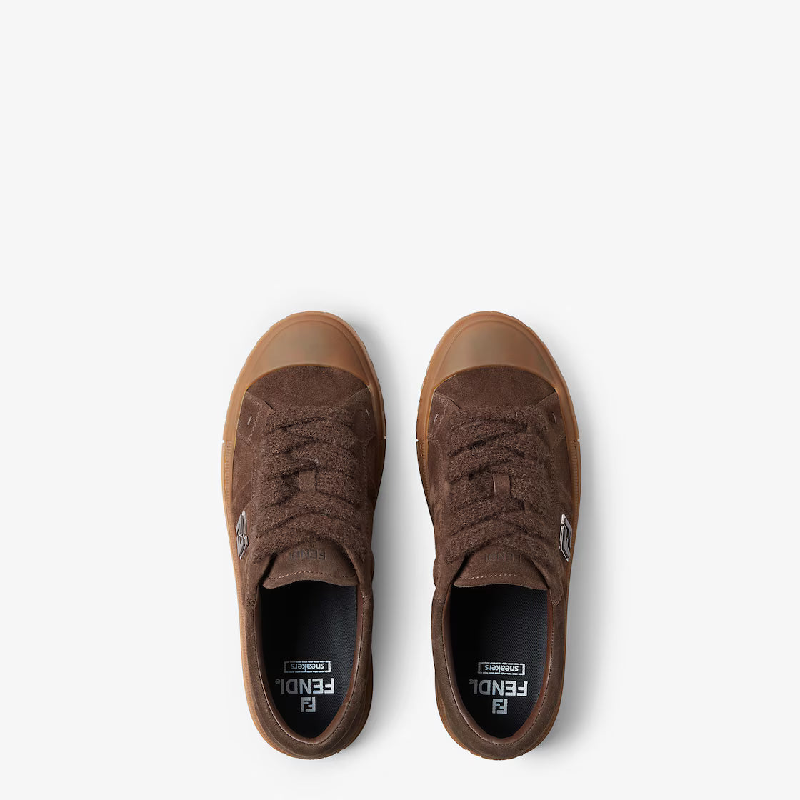 Domino Trainers Brown Suede Low-Tops