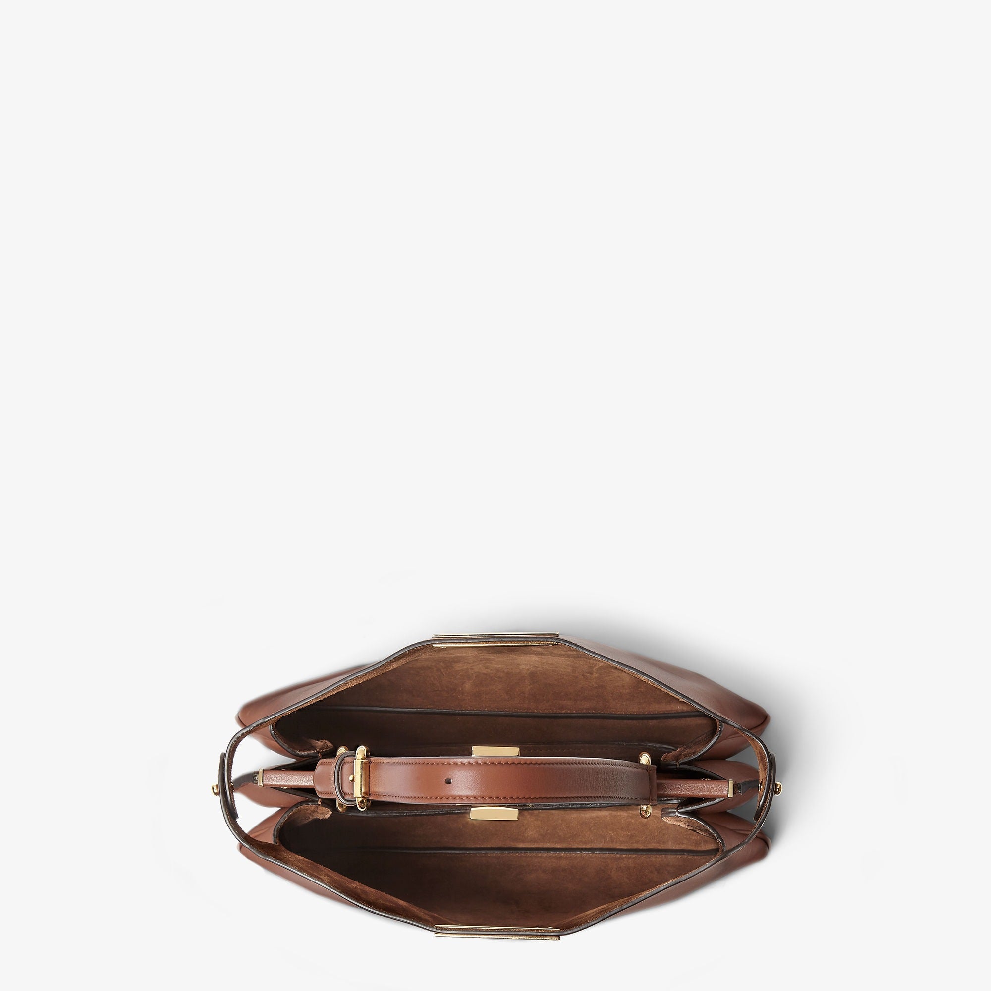 Peekaboo Soft Medium Brown leather bag