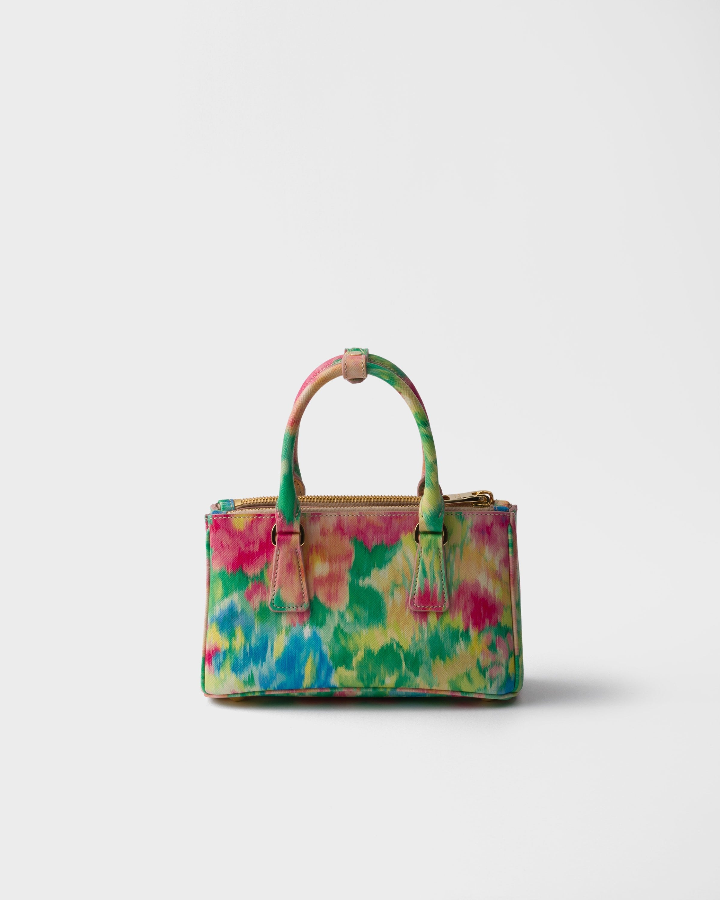 Prada Galleria printed Saffiano leather mini-bag Green