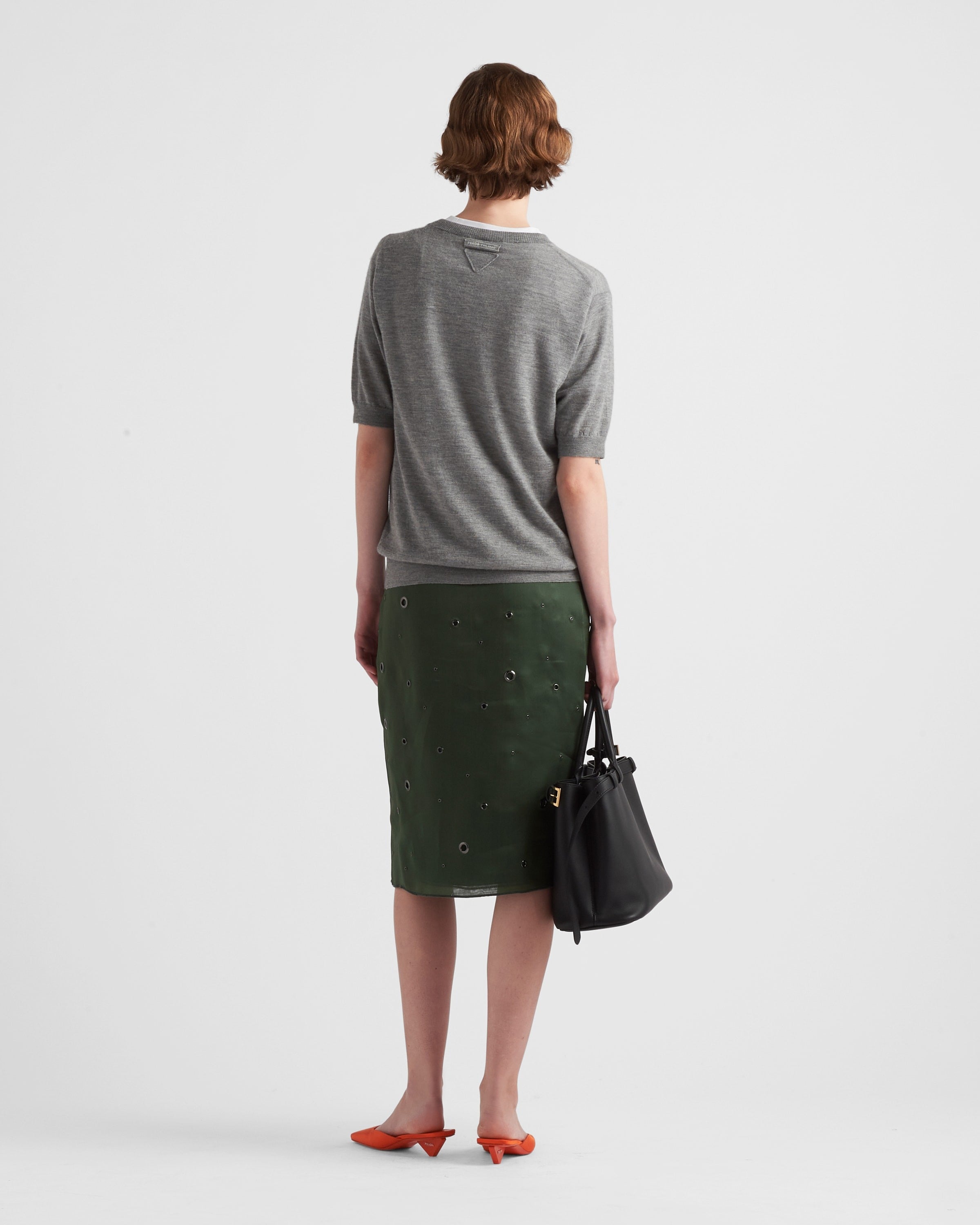 Cashmere crew-neck sweater Grey