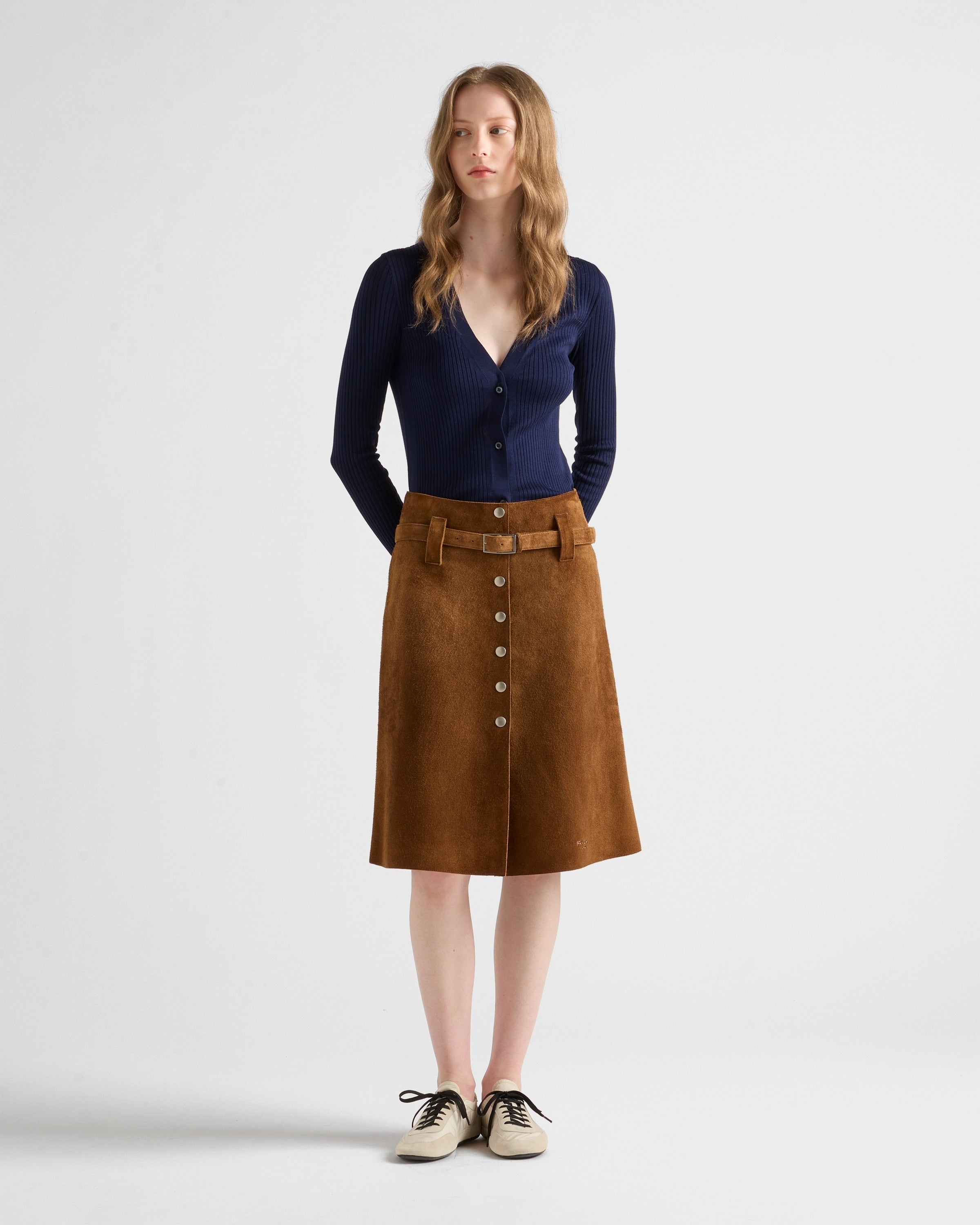 Cotton cardigan Navy