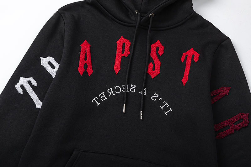 Trapstar 'It's a Secret' Black/Red Tracksuit