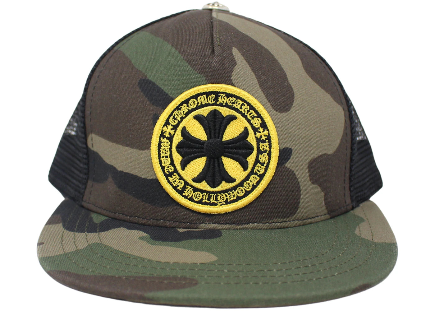 Chrome Hearts Plus Cross Seal Stamp Trucker Hat Camo