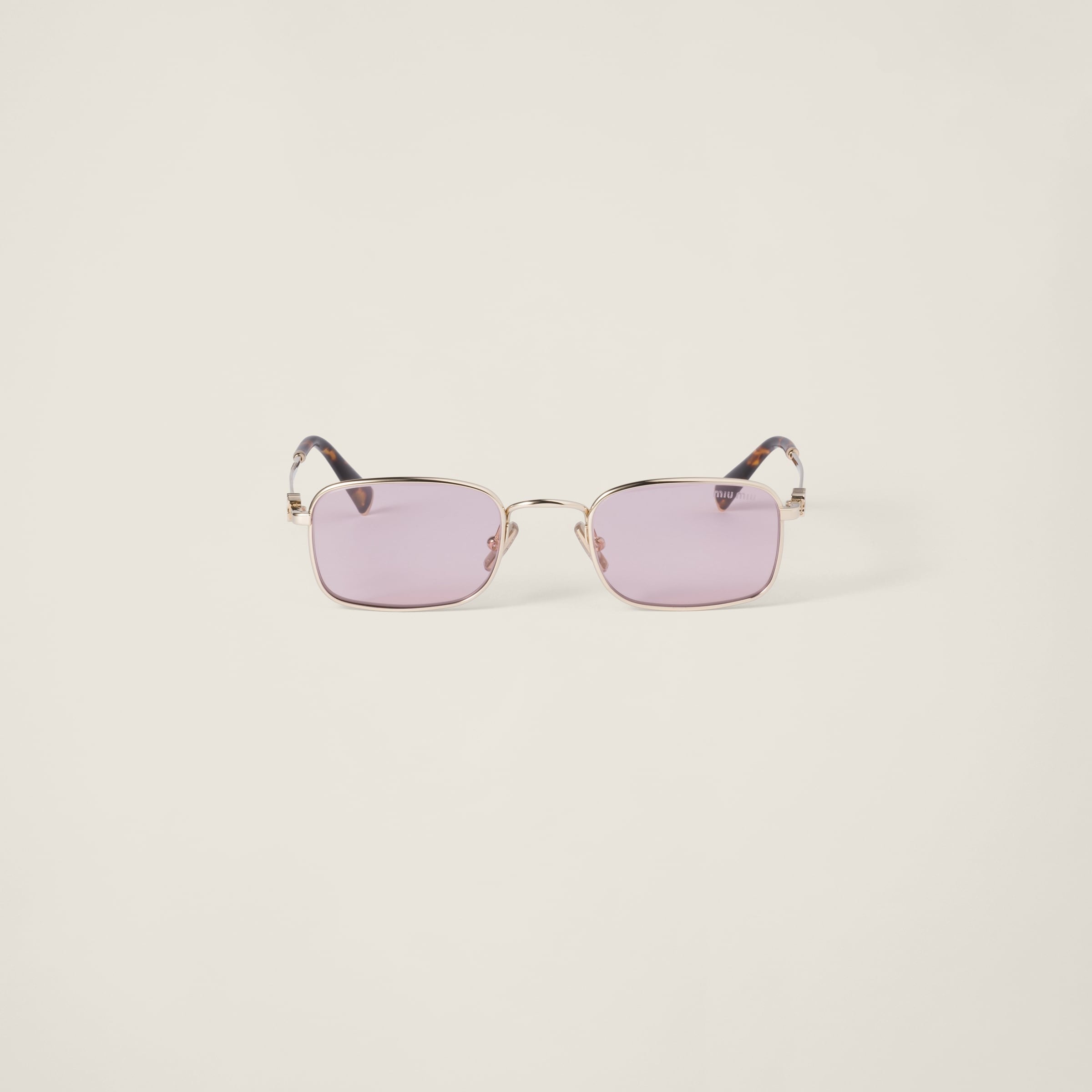 Miu Miu Logo sunglasses Pink Lenses