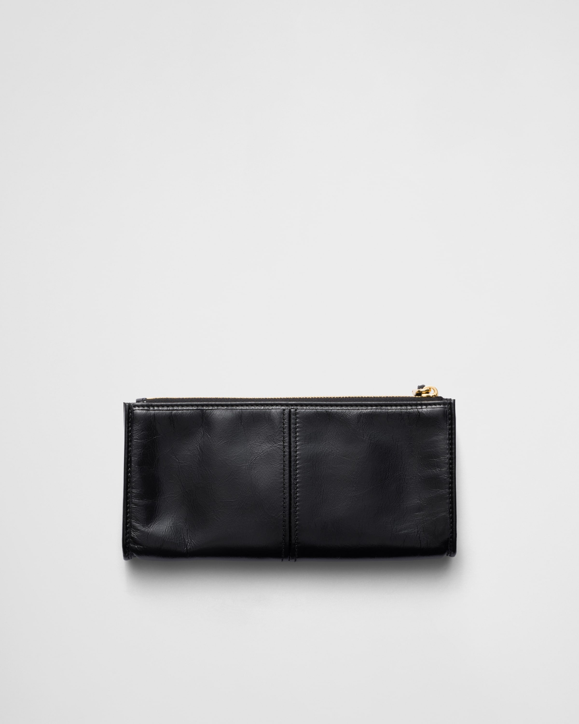 Leather pouch Black