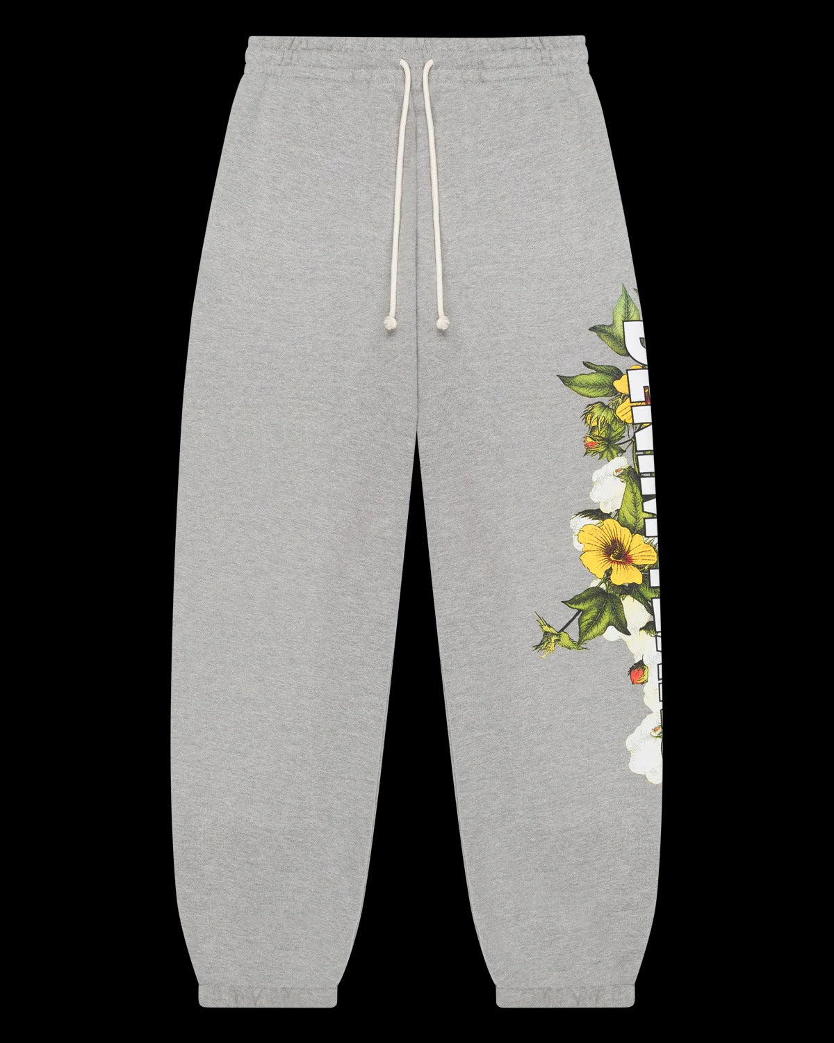 DT Floral Logo Sweatpant Grey Grey
