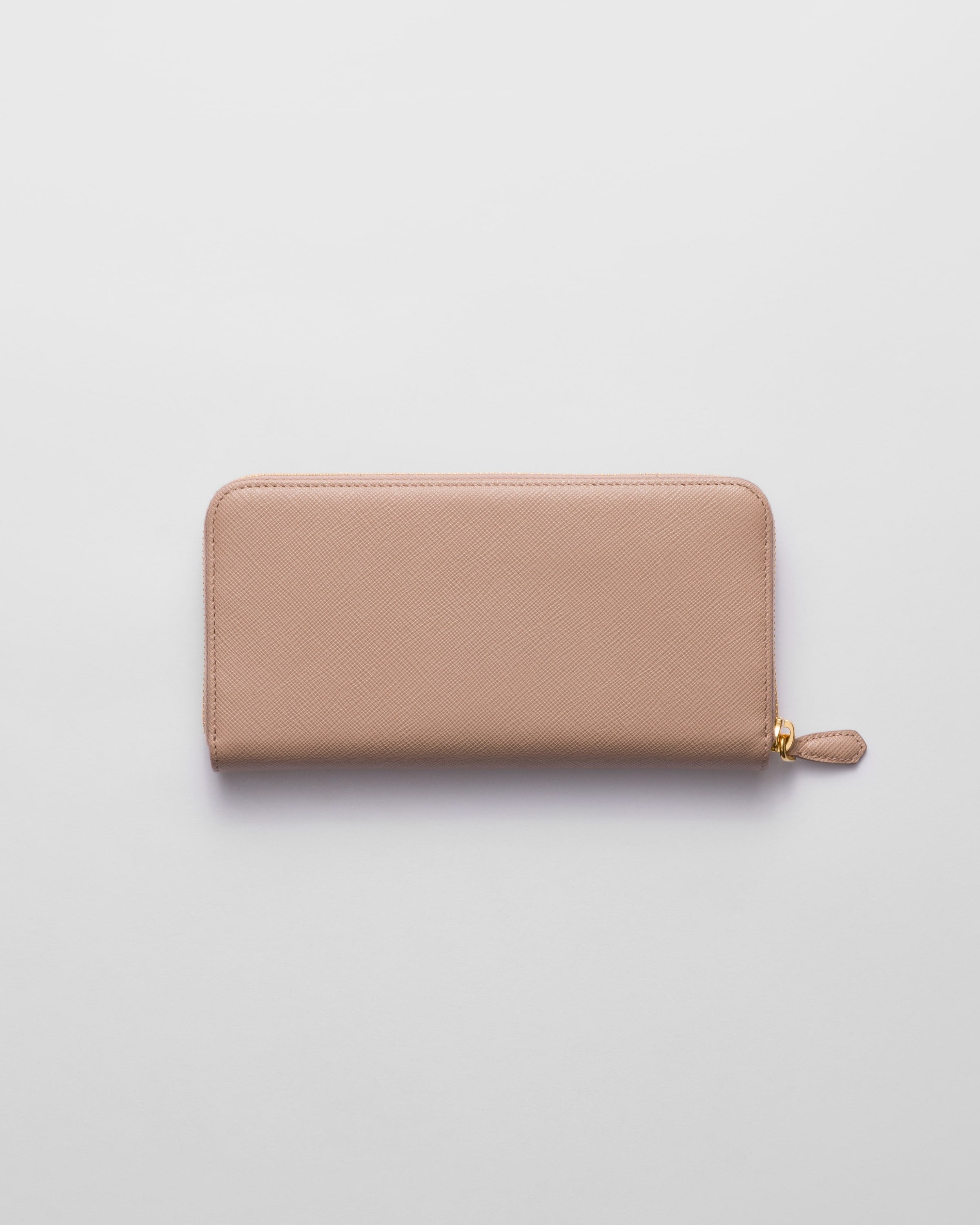 Large Saffiano Leather Wallet Powder Pink