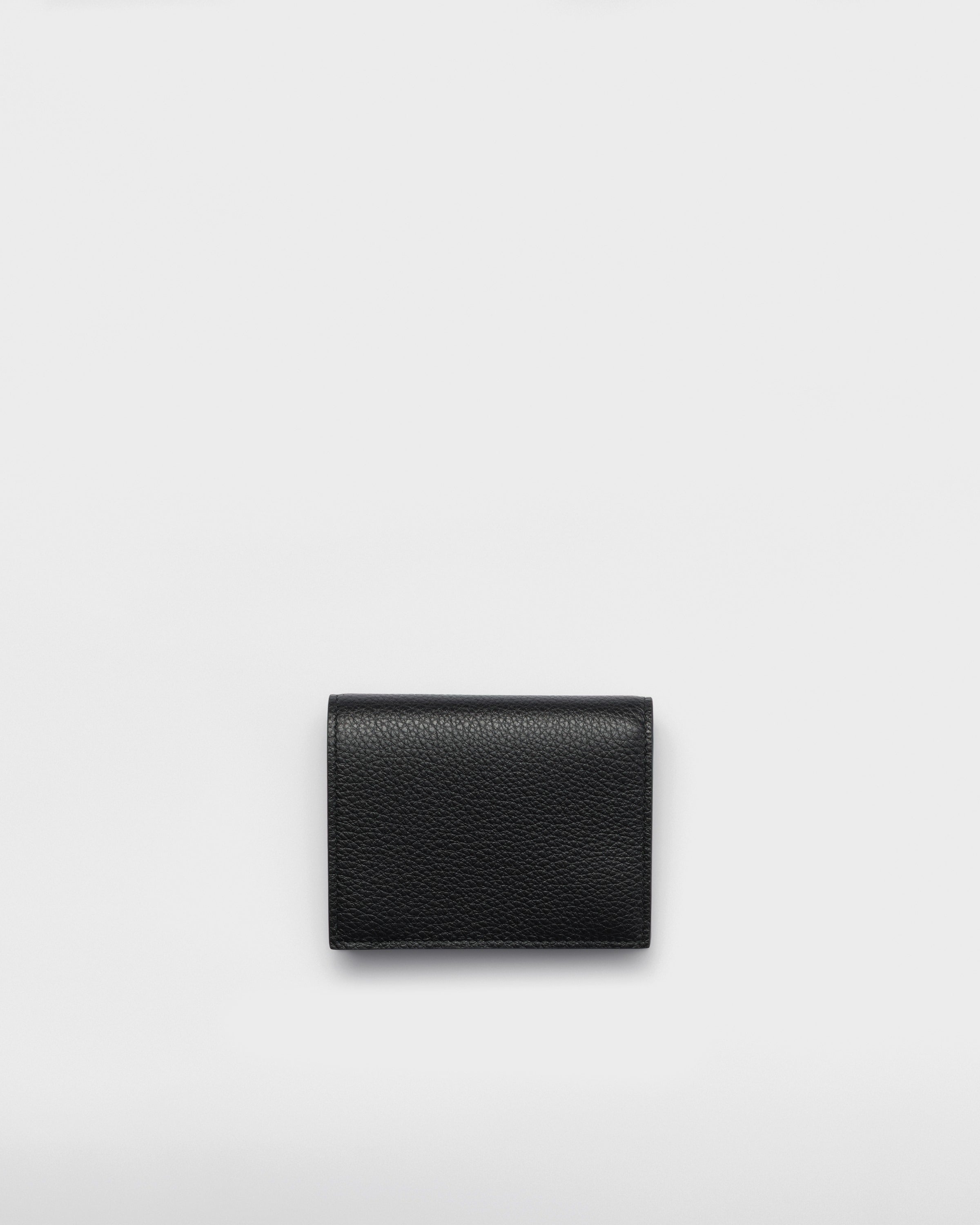 Small leather wallet Black