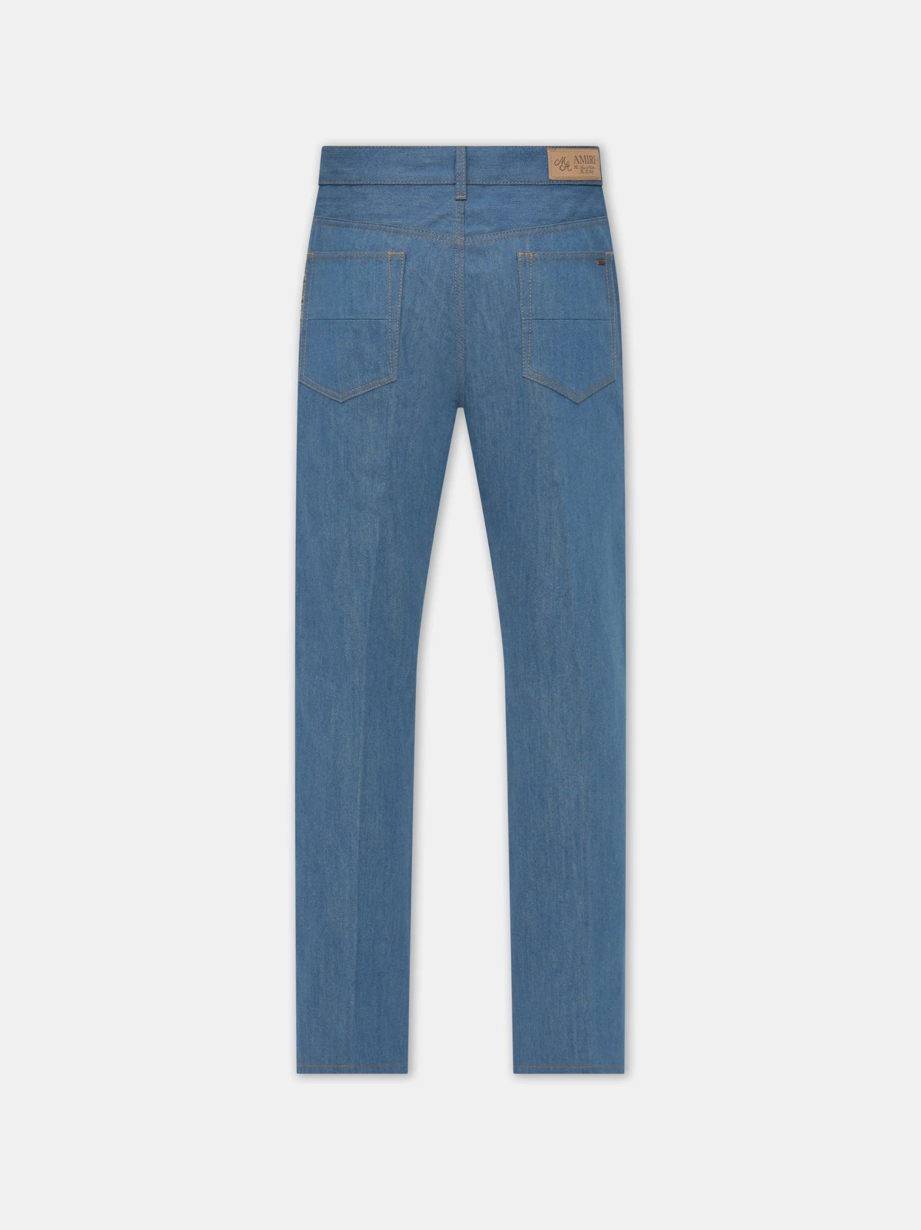 CRYSTAL STRIPE CREASED FLARE Retro Indigo