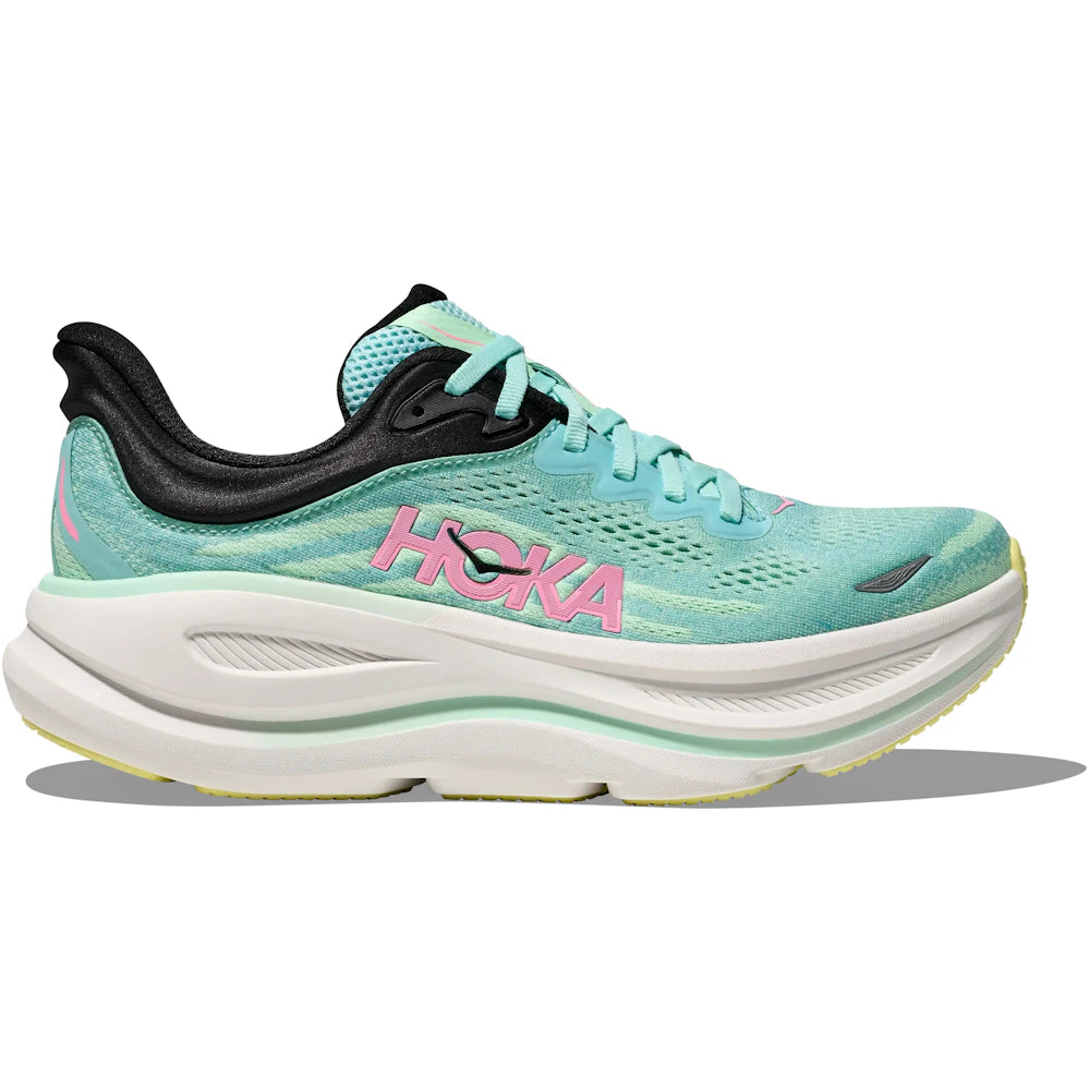 Hoka One One Bondi 9 Blue Spark Mint Fluorite (Women's)