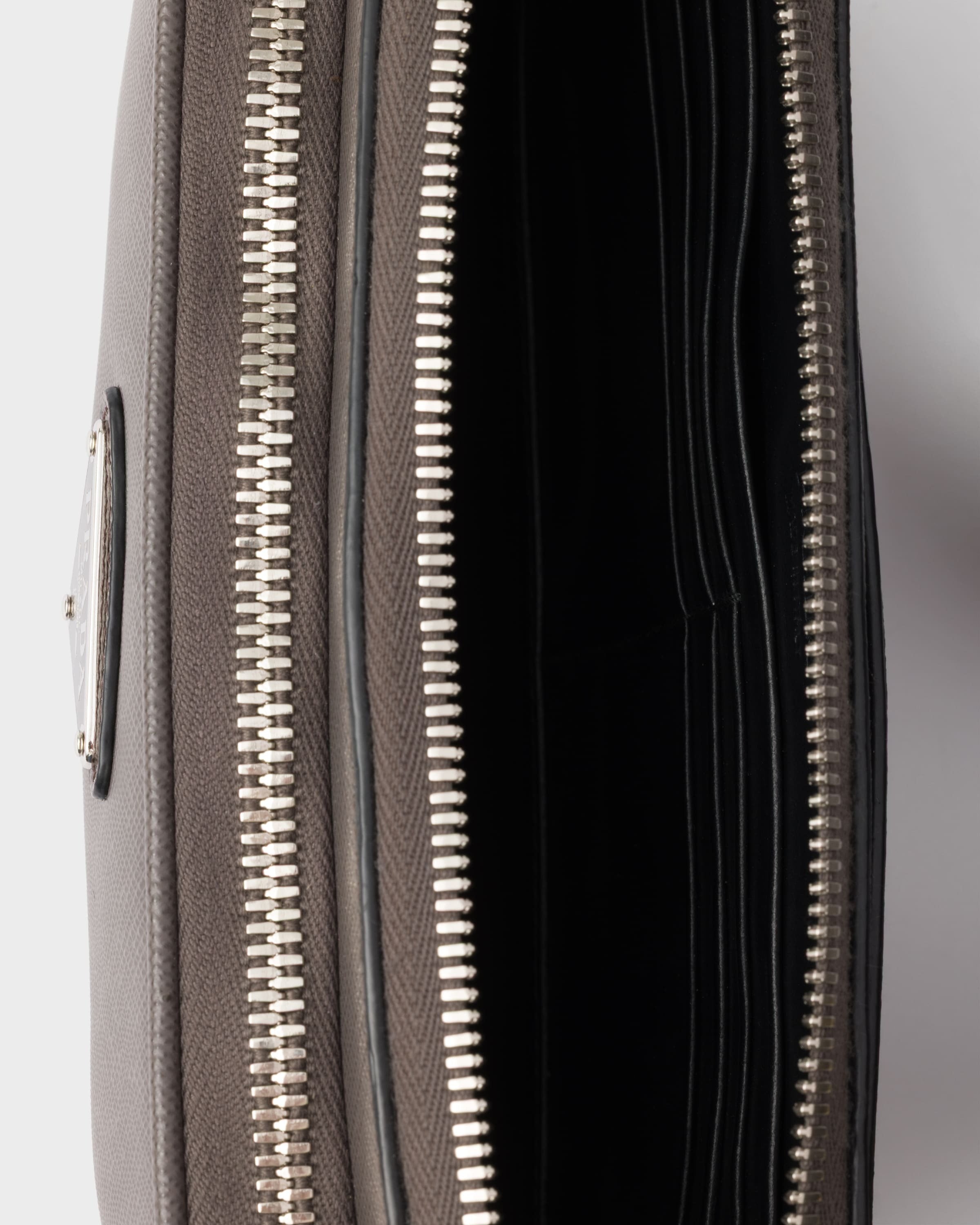 Saffiano leather belt bag Bamboo/Cork beige