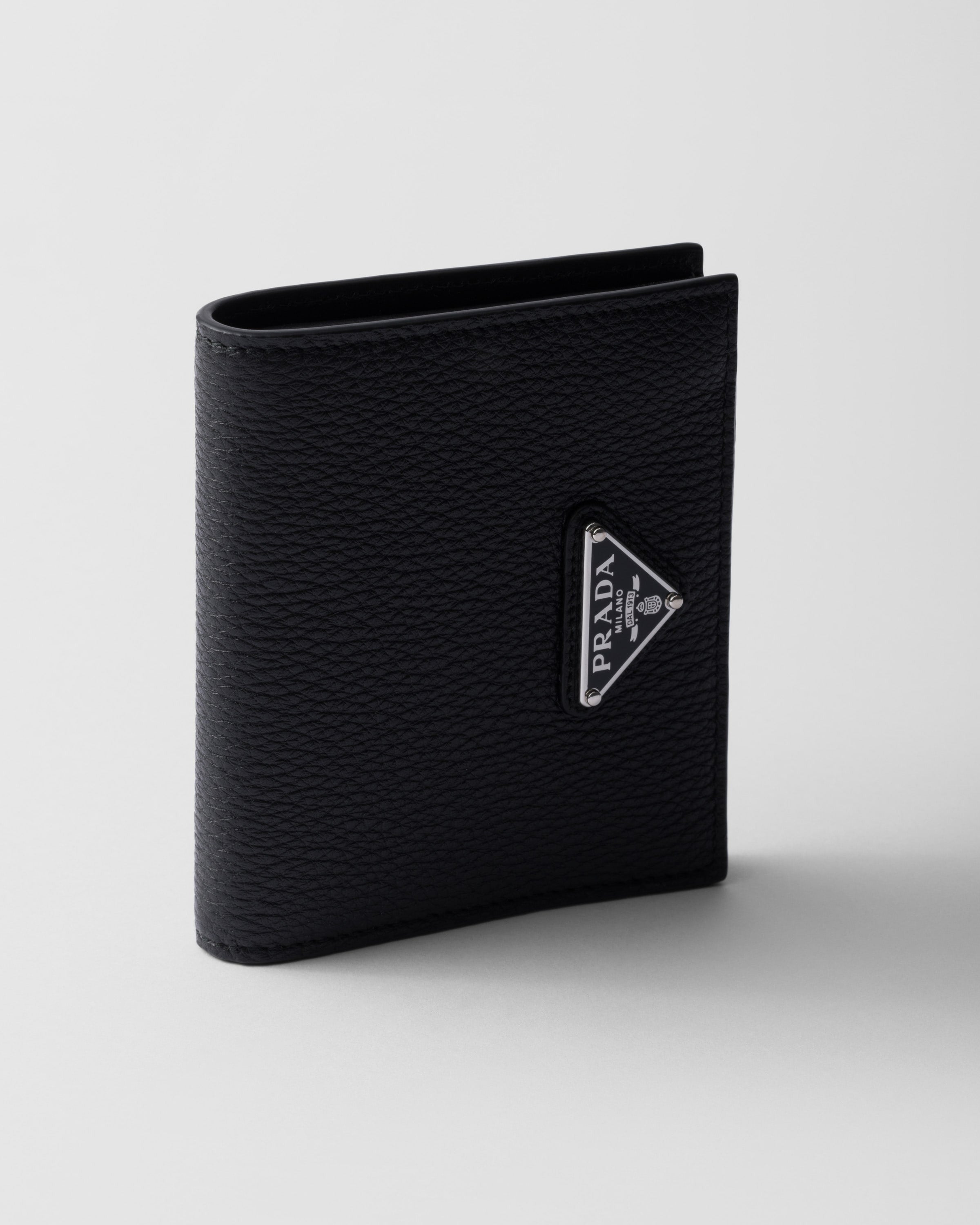 Leather wallet Black