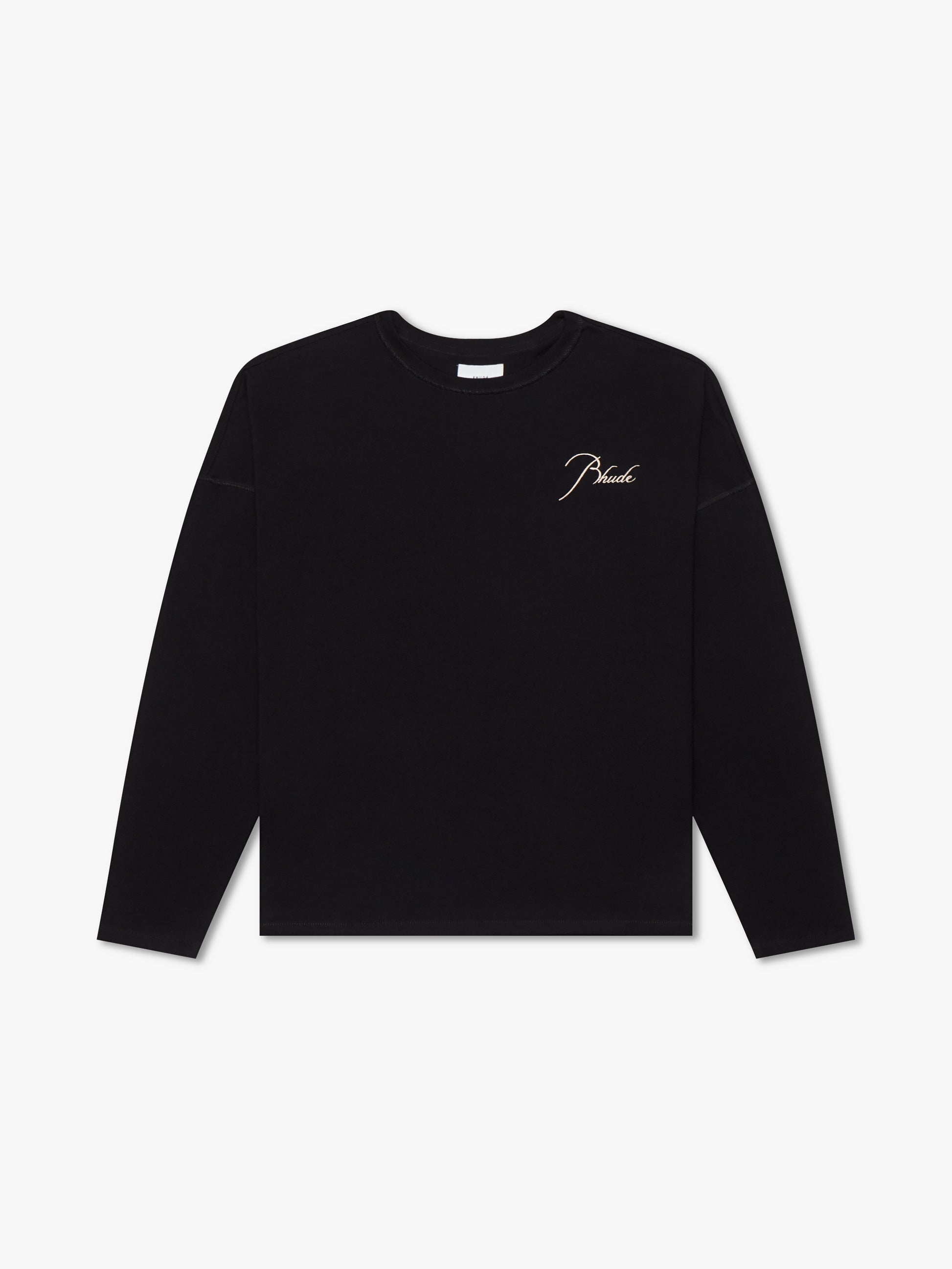 LS REVERSE TEE - BLACK