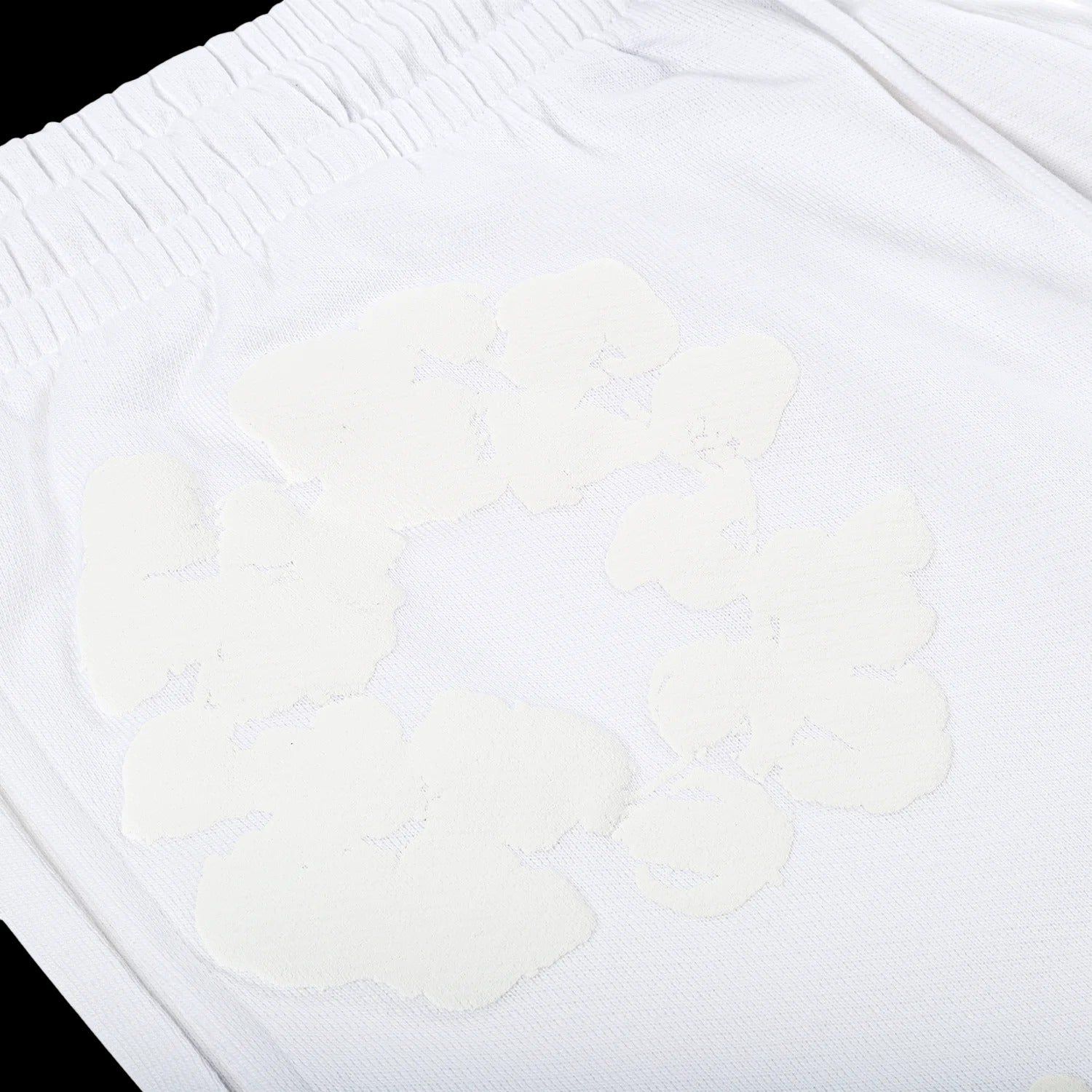 Mono Cotton Wreath Sweatpants White White