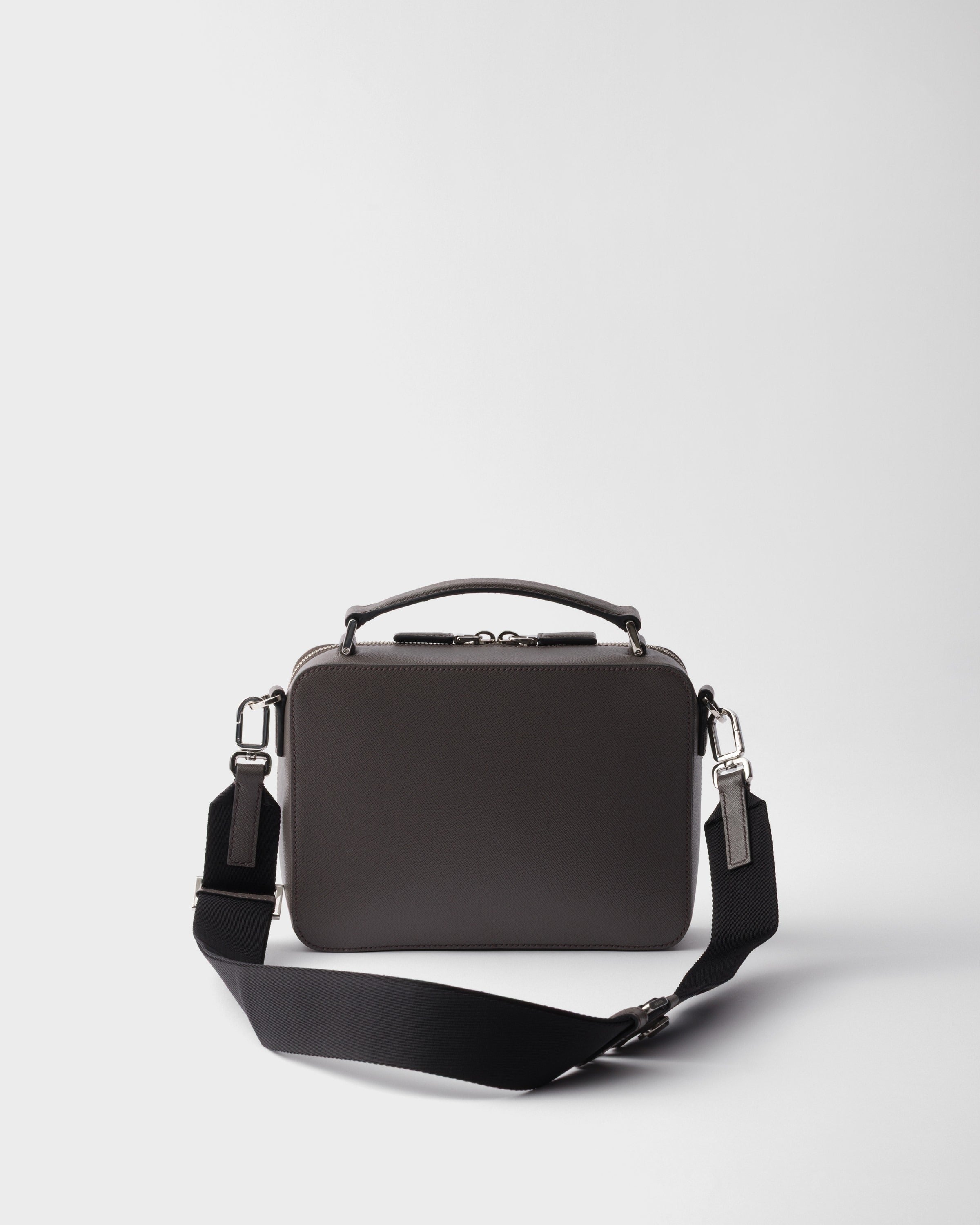 Medium Prada Brique Saffiano leather bag Smoky Gray