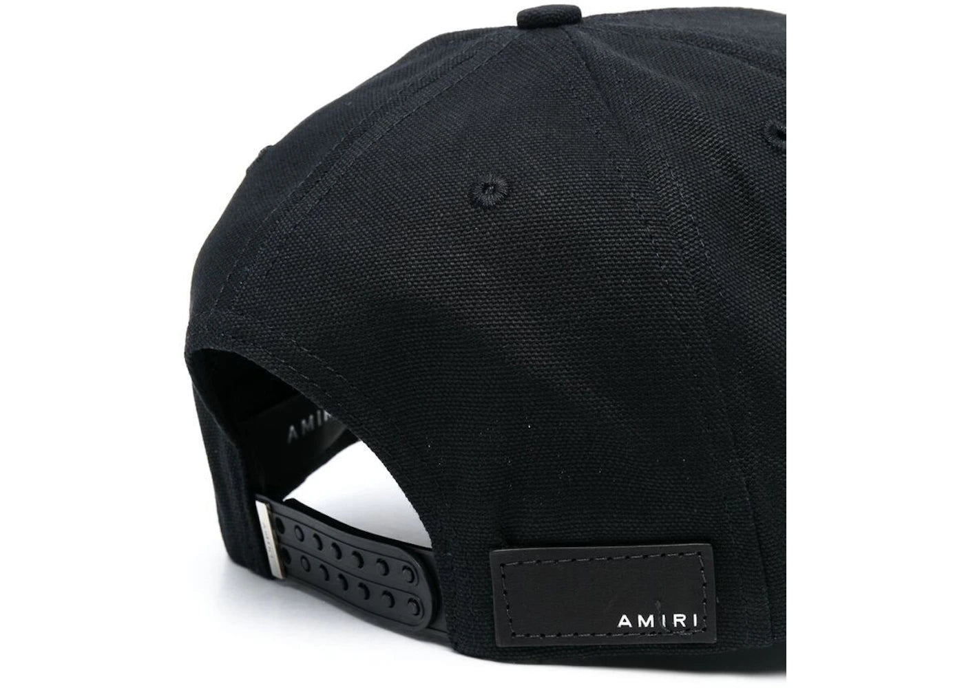 AMIRI M.A. Logo Embroidered Baseball Cap Black
