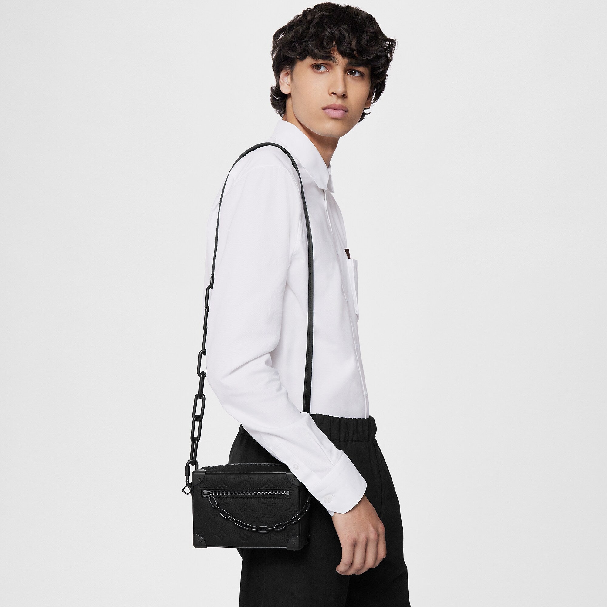 Mini Soft Trunk - Monogram Taurillon Leather
