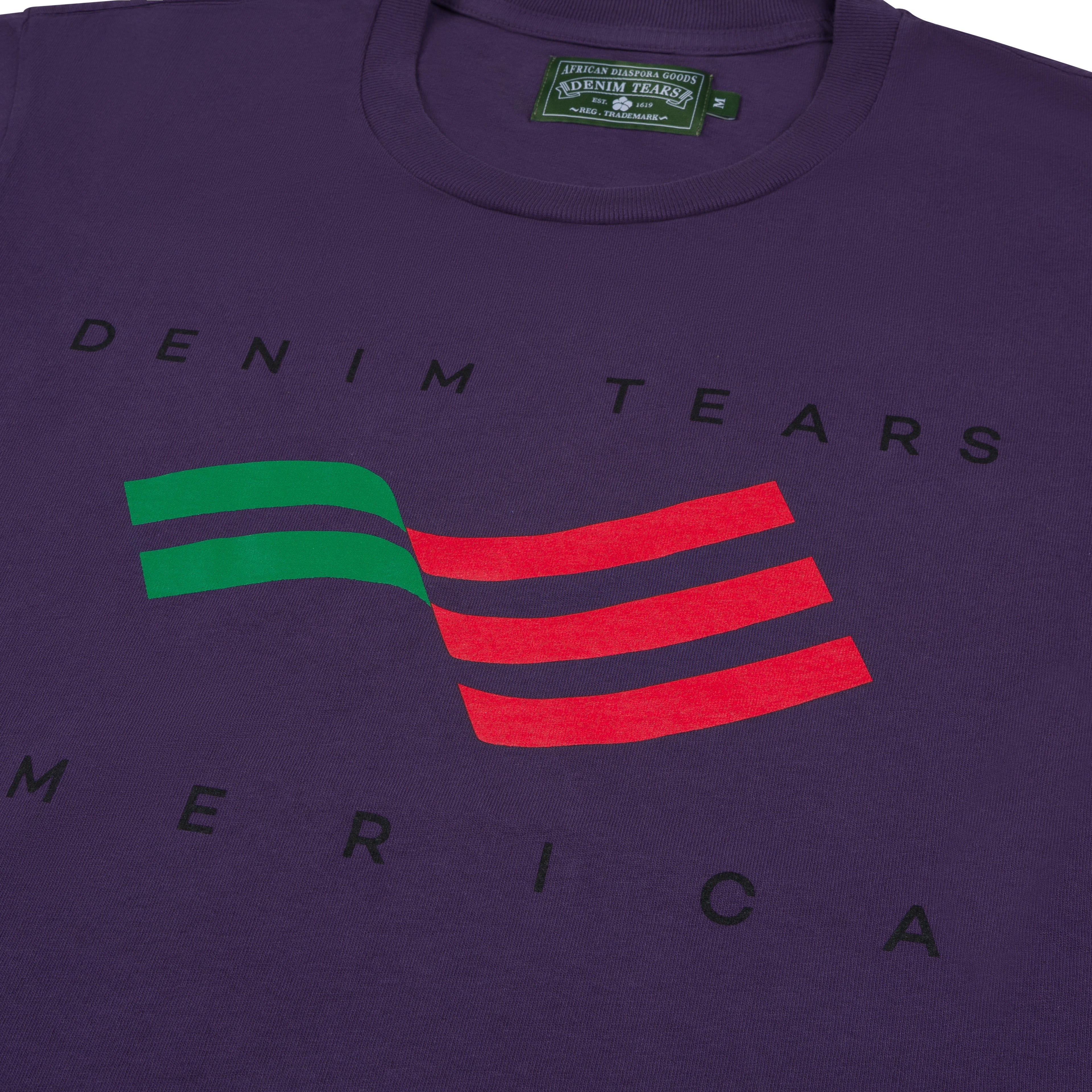Denim Tears America Sportswear Tee Purple Purple