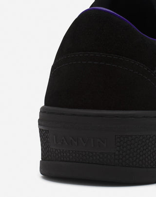 LEATHER CASH SNEAKERS LANVIN X FUTURE FOR MEN - BLACK/OFF WHITE
