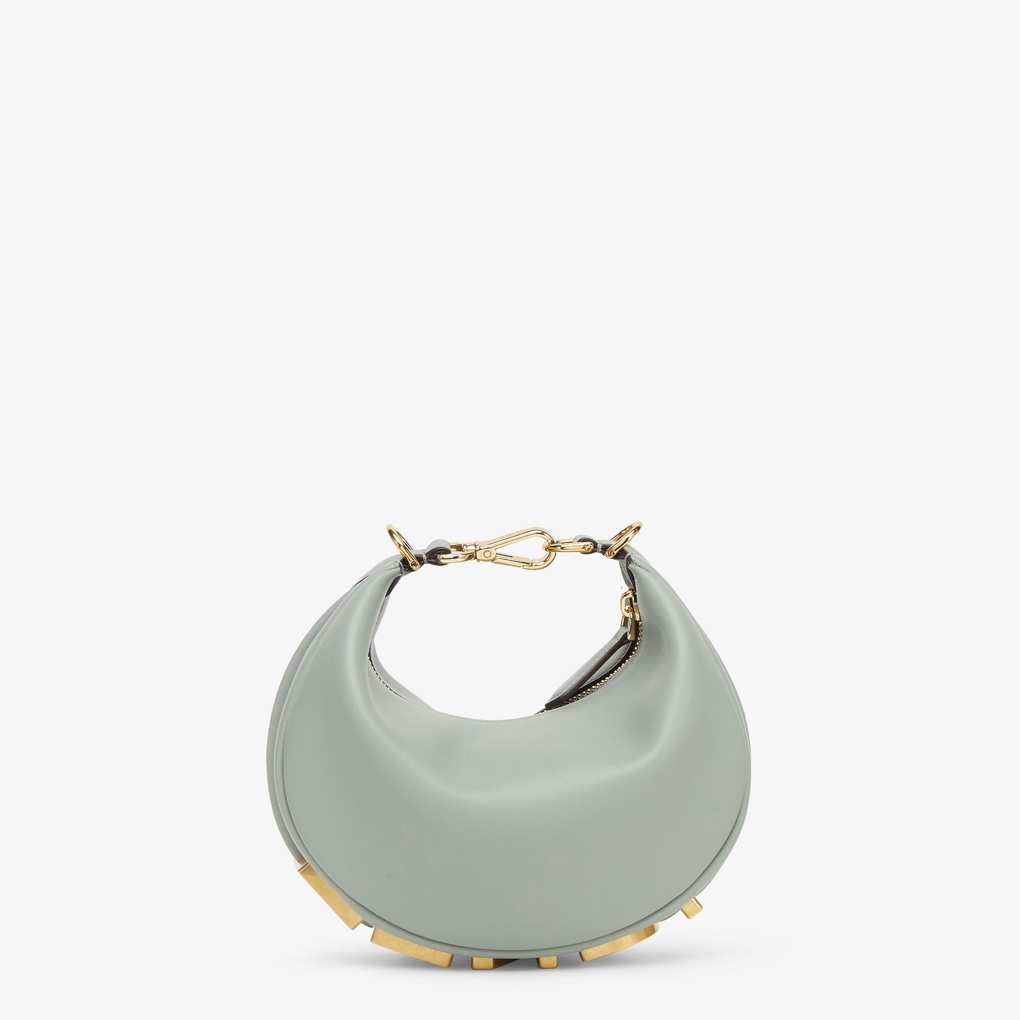 Fendigraphy Mini Matcha green leather mini-bag