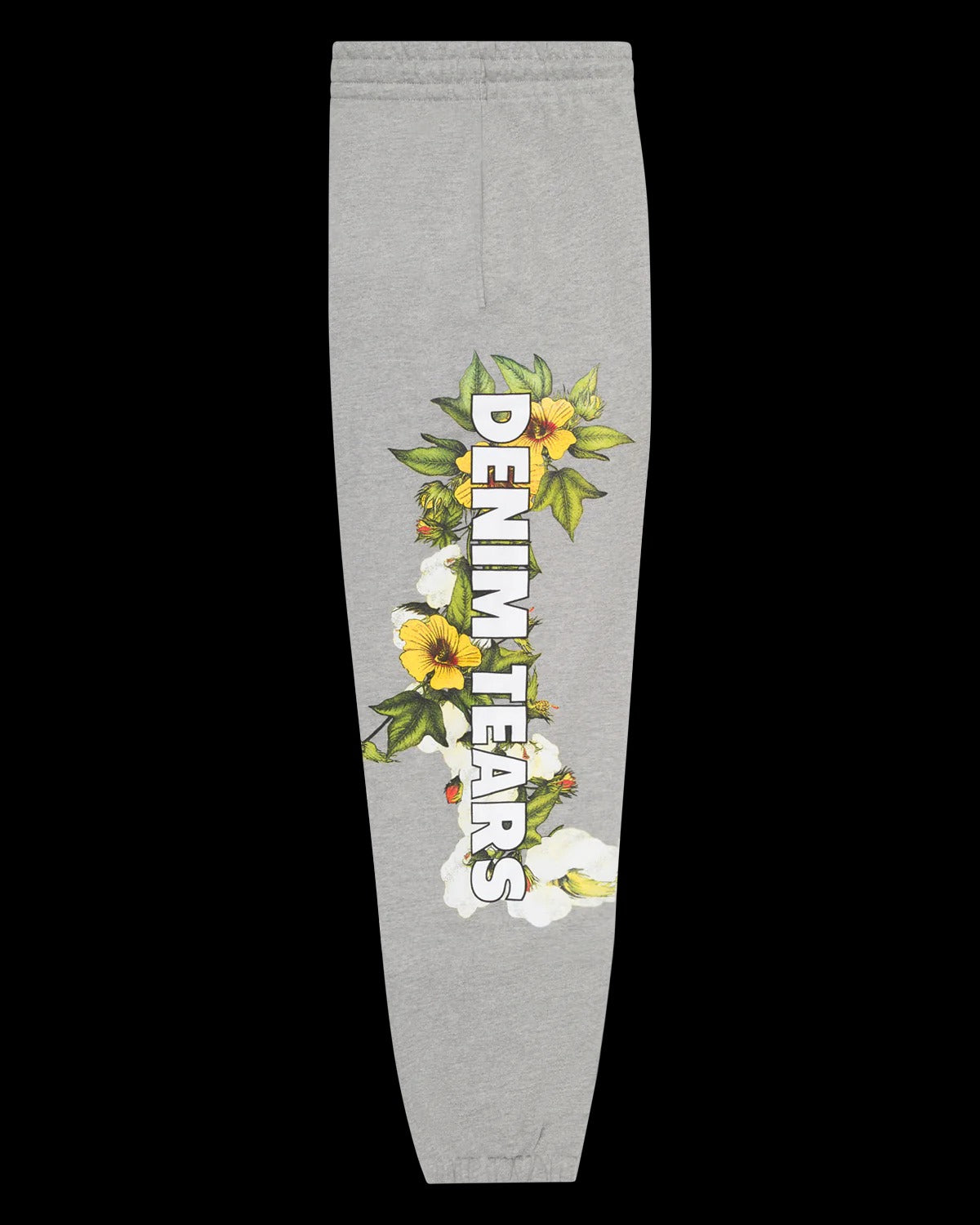 DT Floral Logo Sweatpant Grey Grey