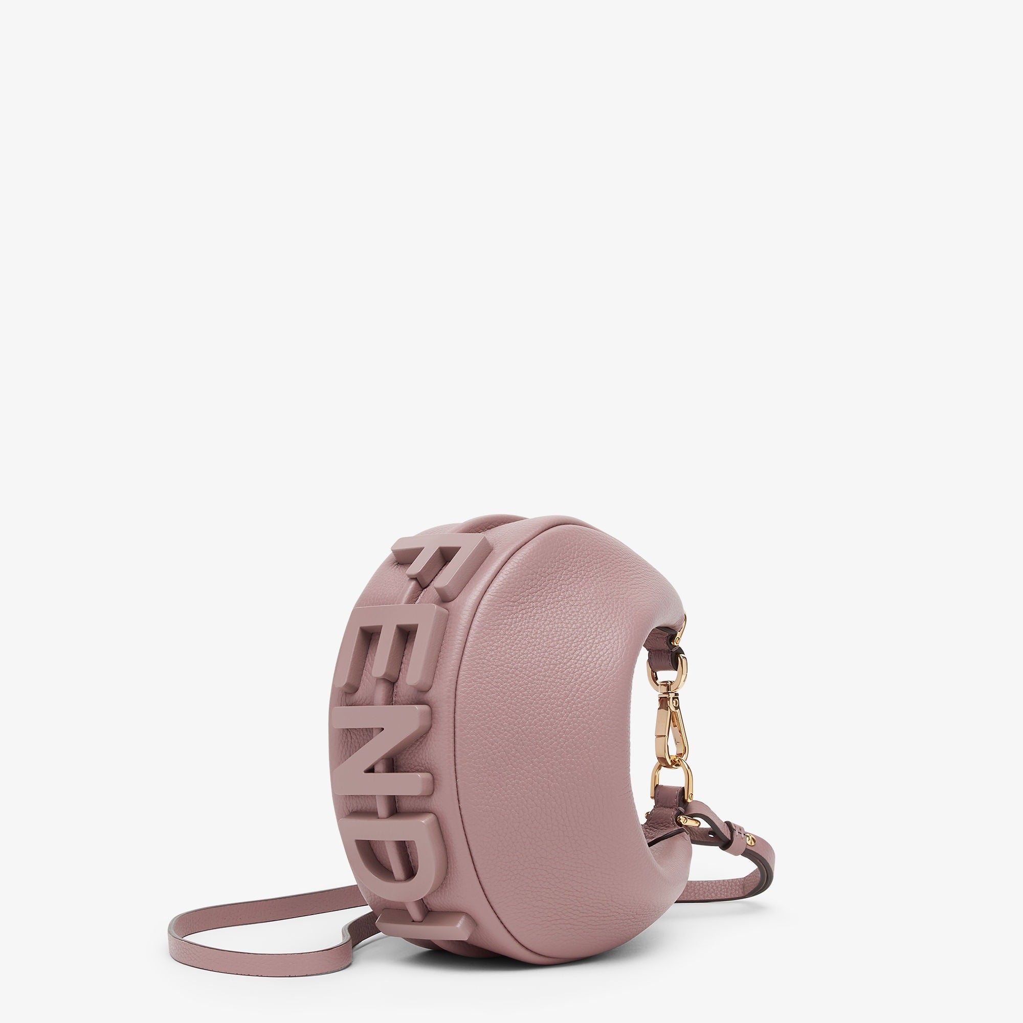 Fendigraphy Mini Mauve pink leather mini-bag