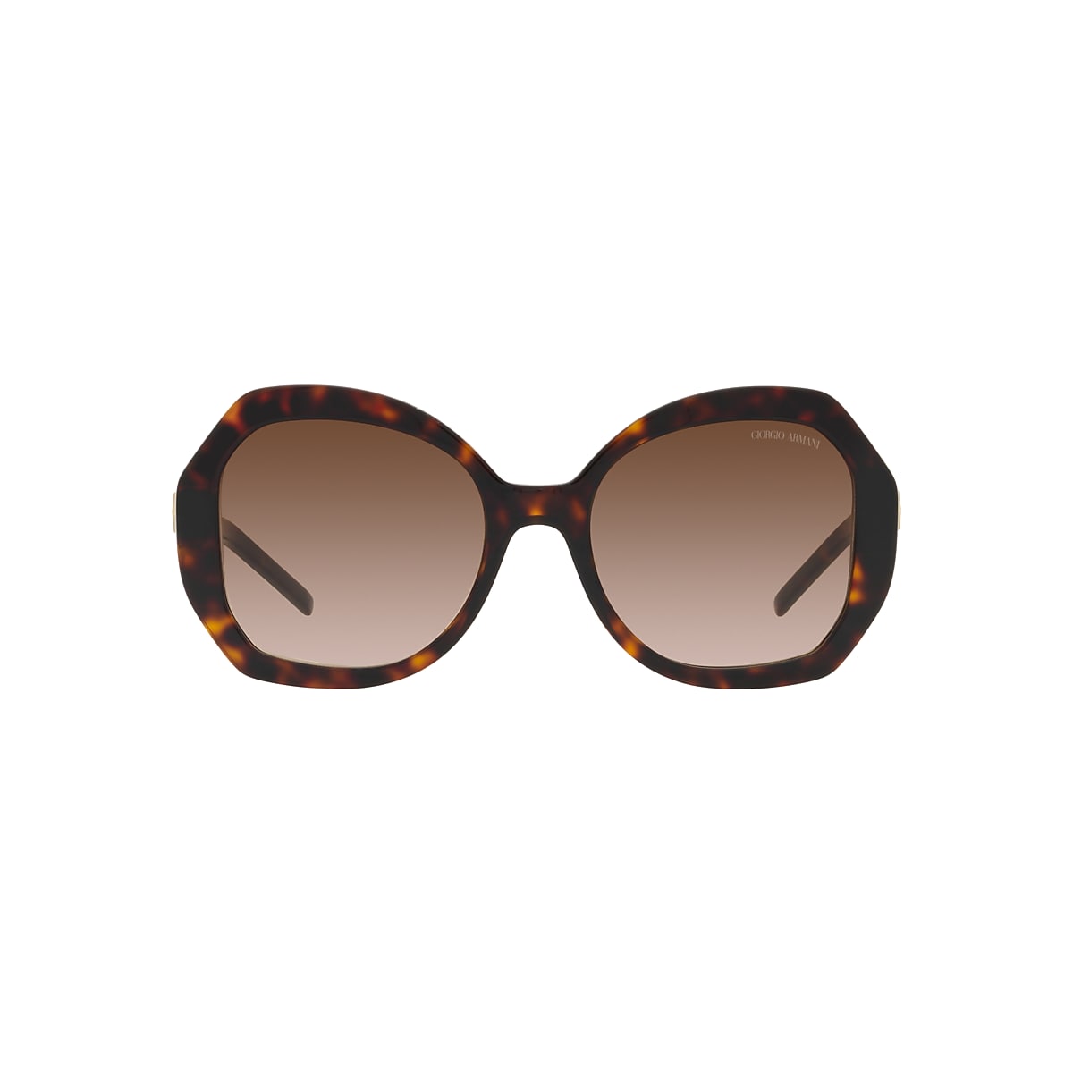 GIORGIO ARMANI AR8180 Havana - Women Sunglasses, Gradient Brown Lens