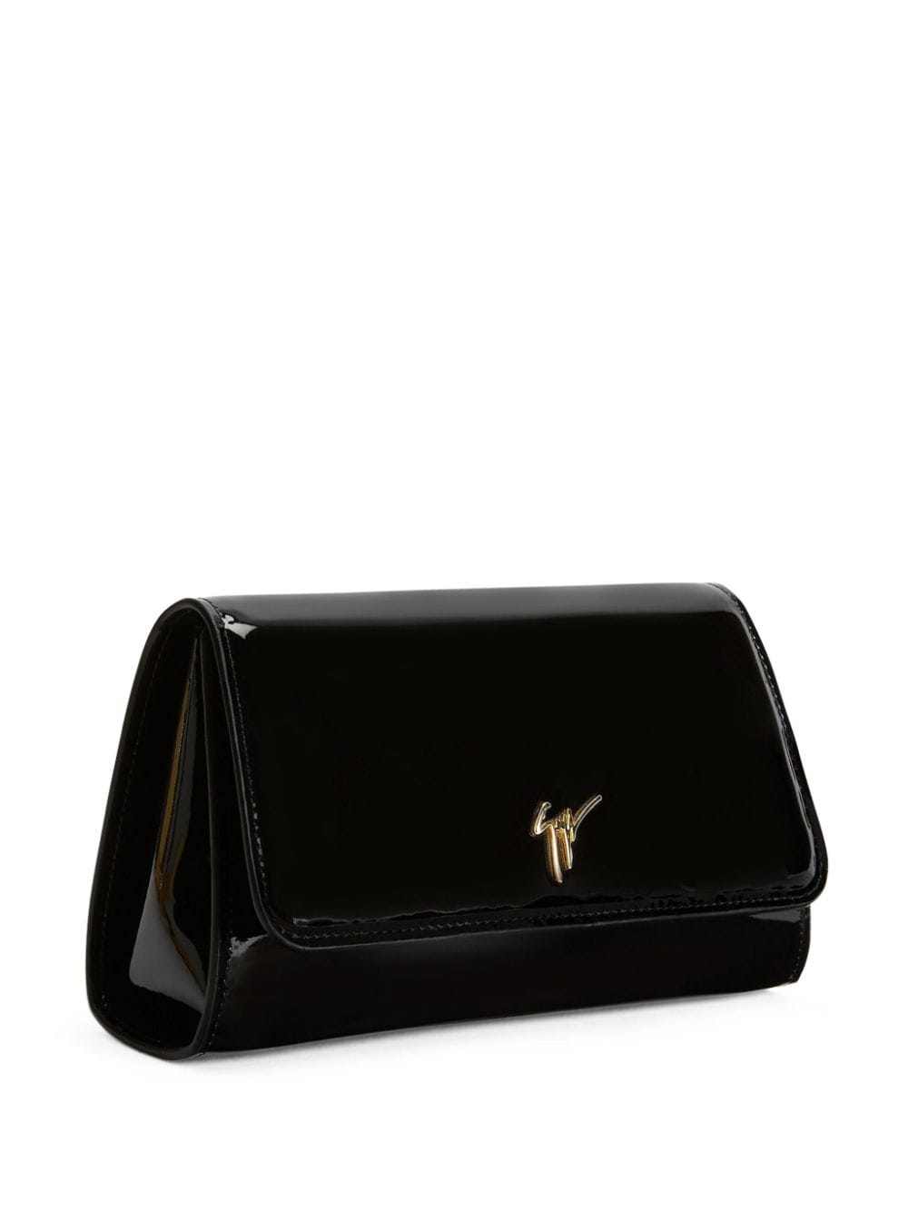 Giuseppe Zanotti Cleopatra patent-finish Clutch Bag