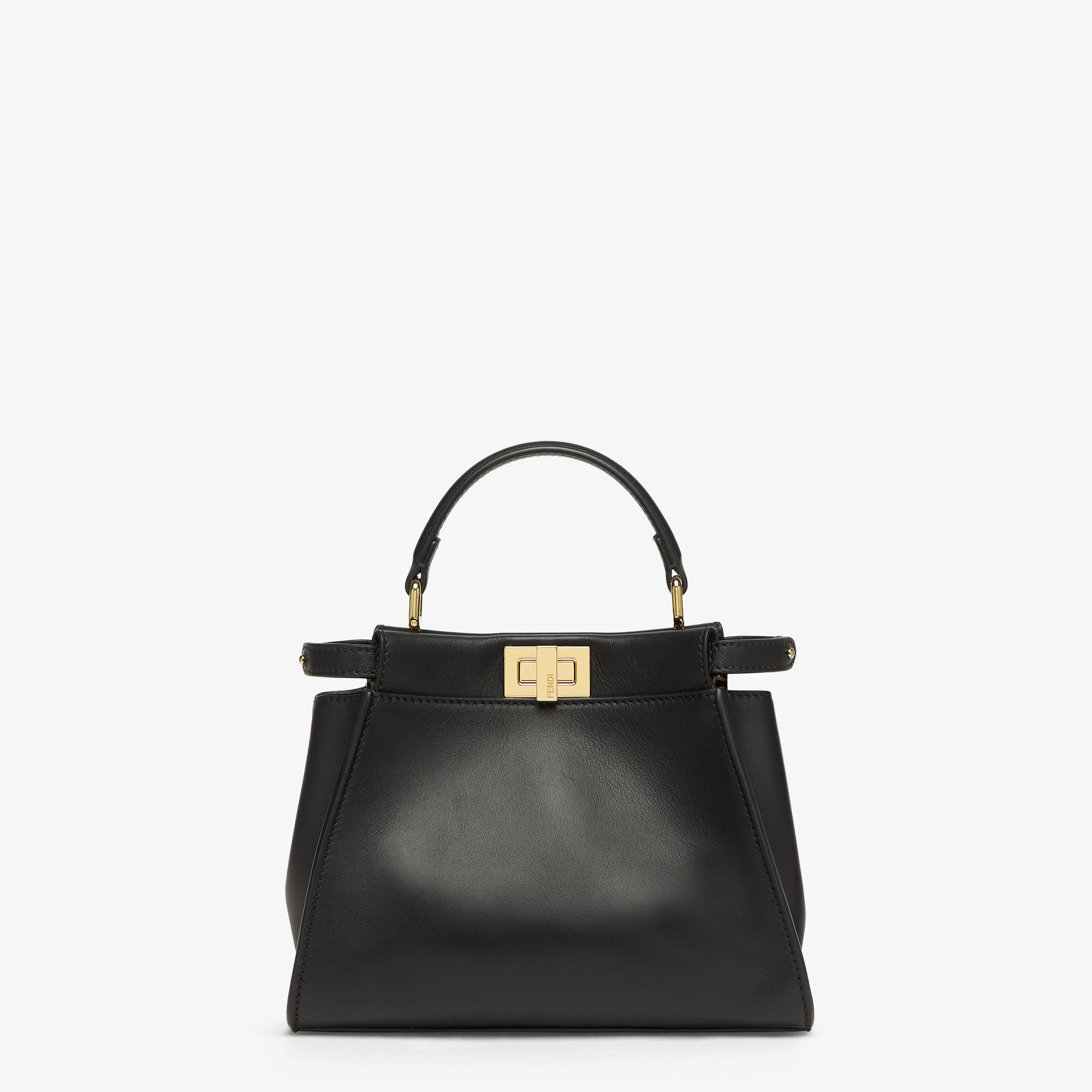 Peekaboo Mini Lunar New Year black leather bag