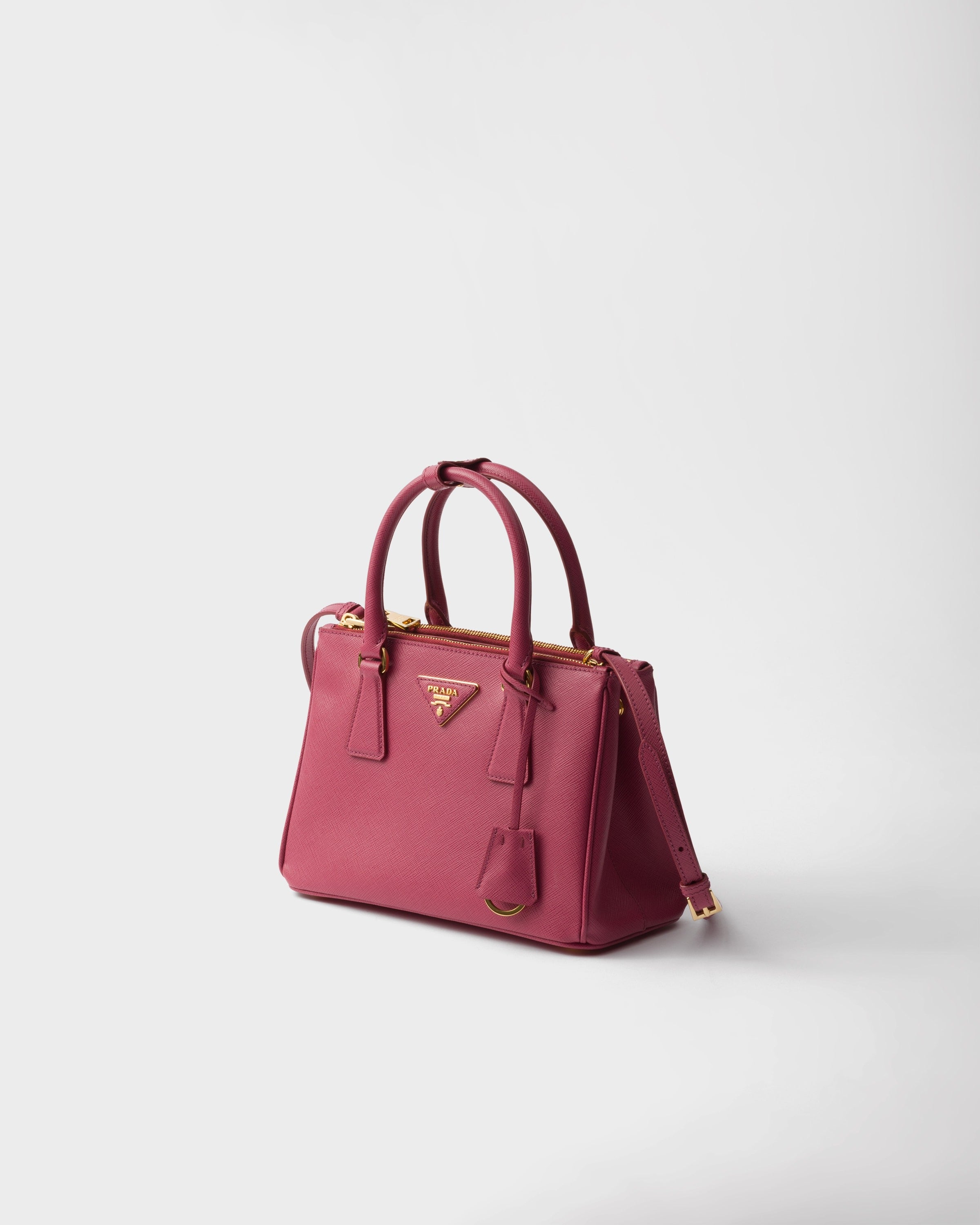 Small Prada Galleria Saffiano leather bag Bruyere Pink