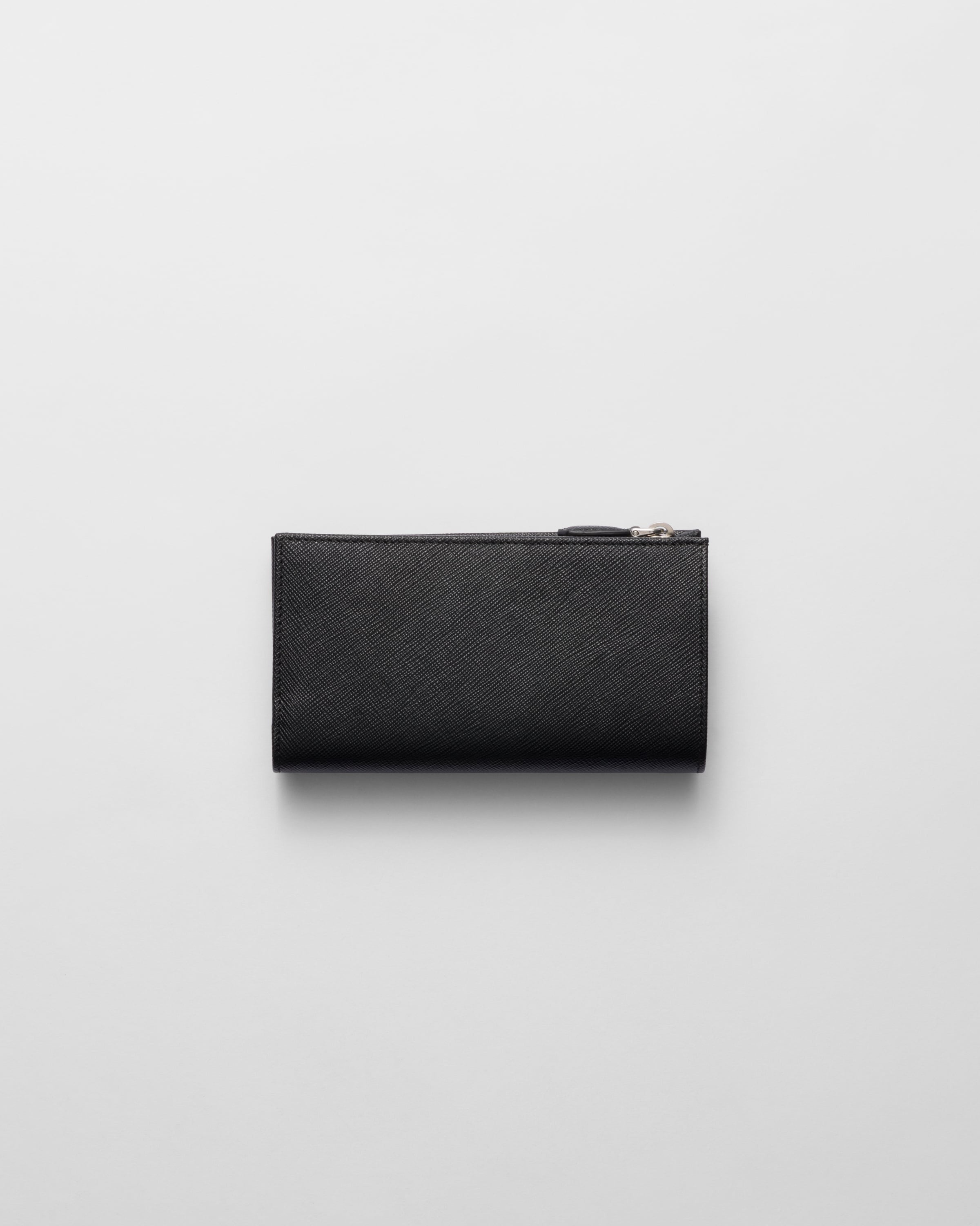 Large Saffiano leather wallet Black