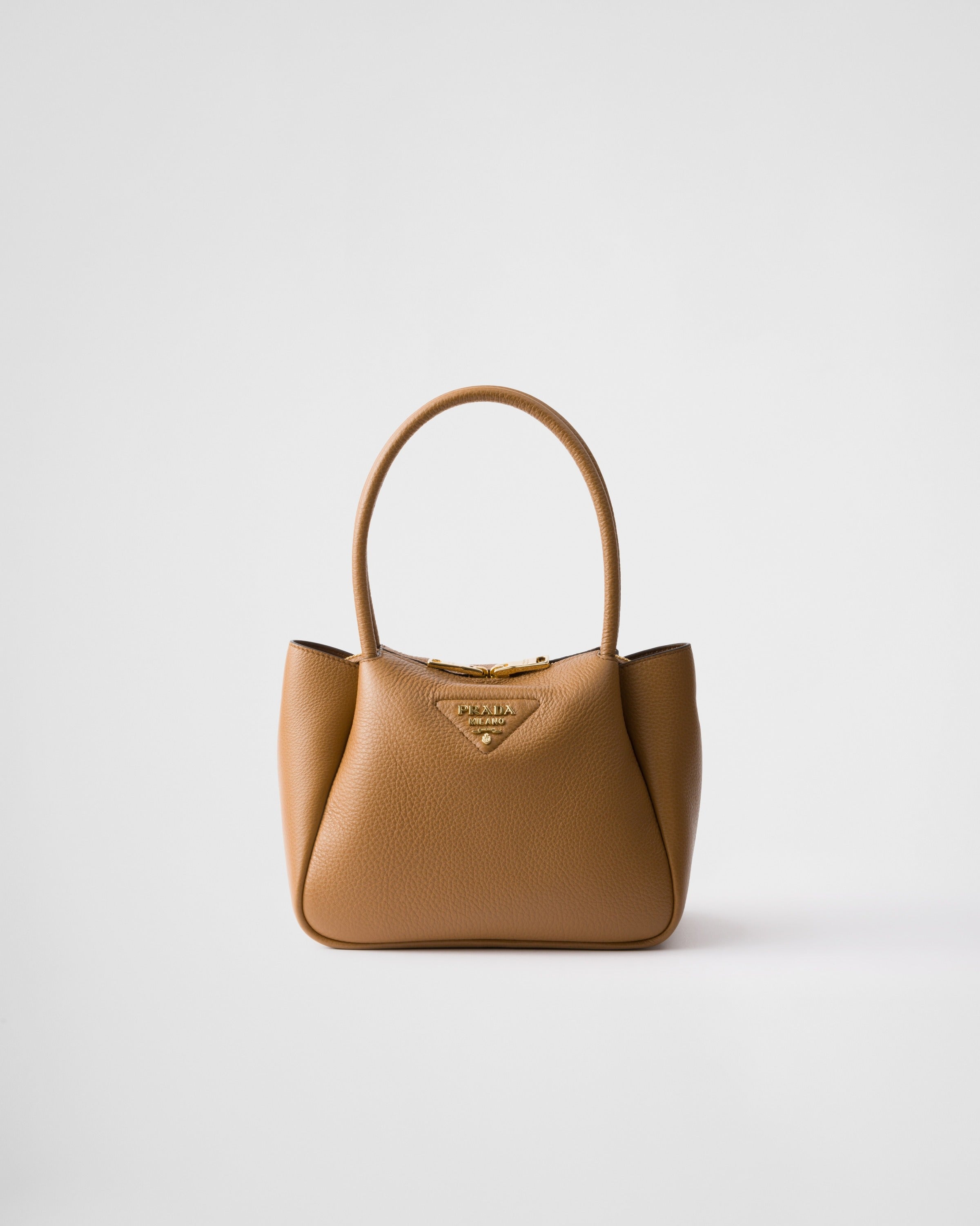 Small leather bag Caramel