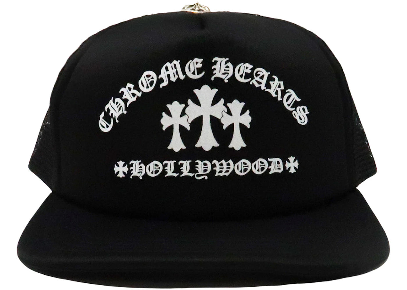 Chrome Hearts King Taco Trucker Hat Black/White