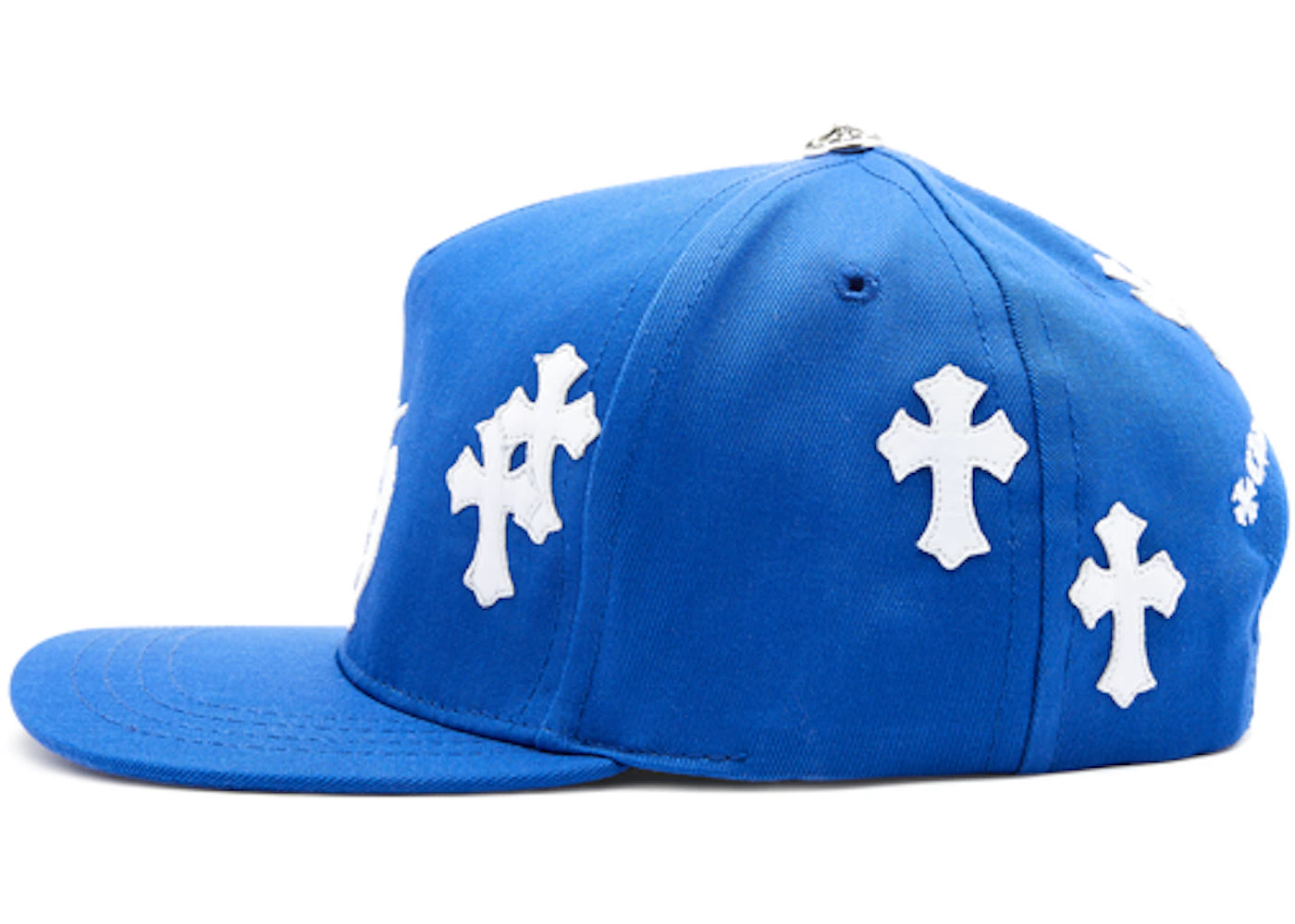 Chrome Hearts Cross Patch Baseball Hat Blue