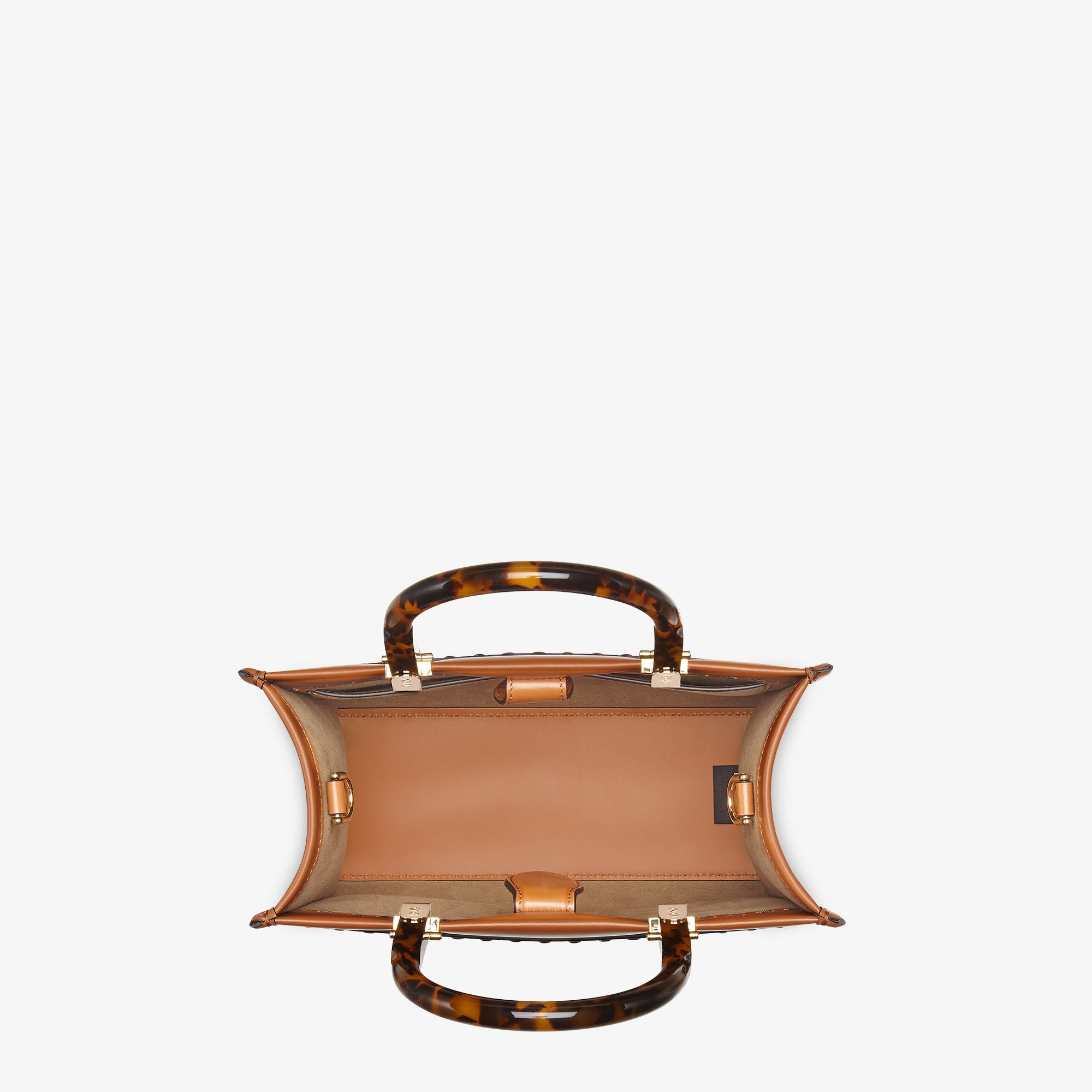 Fendi Sunshine Small Brown calfskin bag