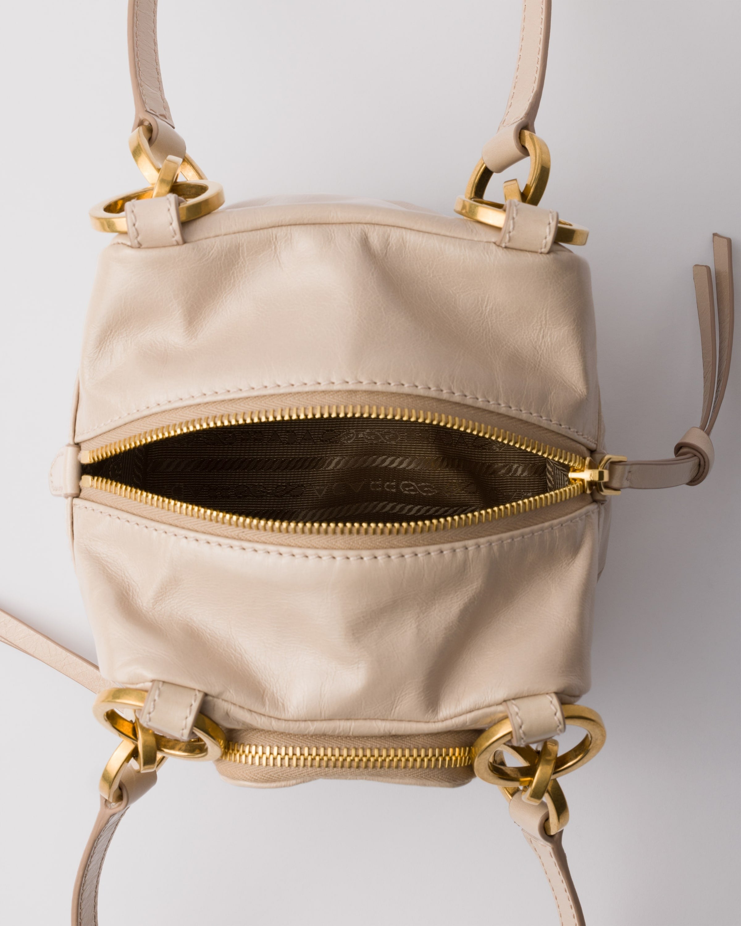 Prada Dangle leather top-handle mini-bag Powder Pink